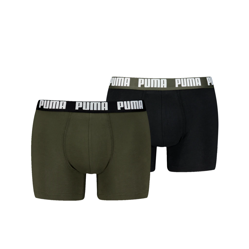 PUMA Boxershorts "PUMA MEN EVERYDAY BASIC BOXERS 2P", (2er Pack), mit Logob günstig online kaufen