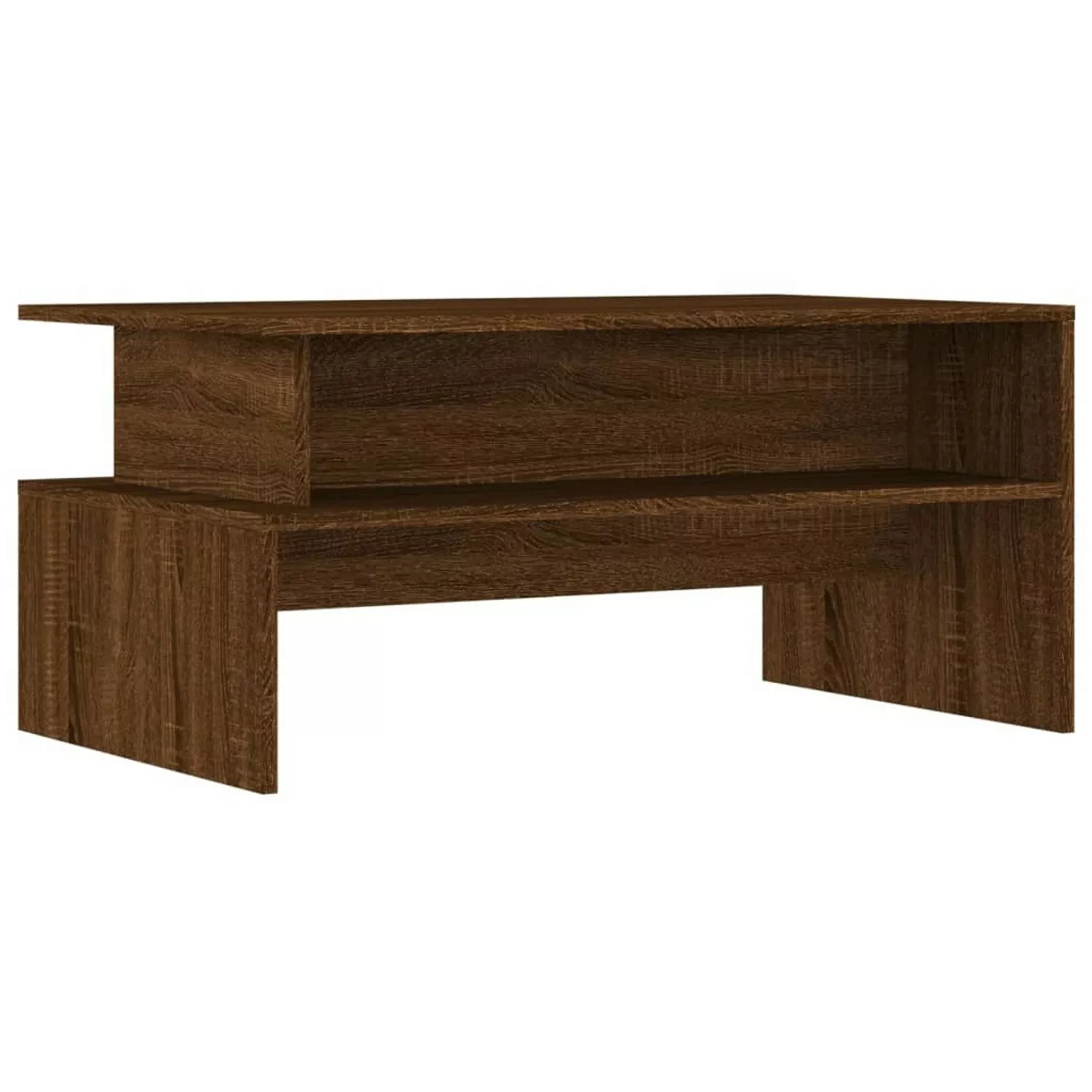 vidaXL Couchtisch Braun Eichen-Optik 90x55x42,5 cm Holzwerkstoff günstig online kaufen