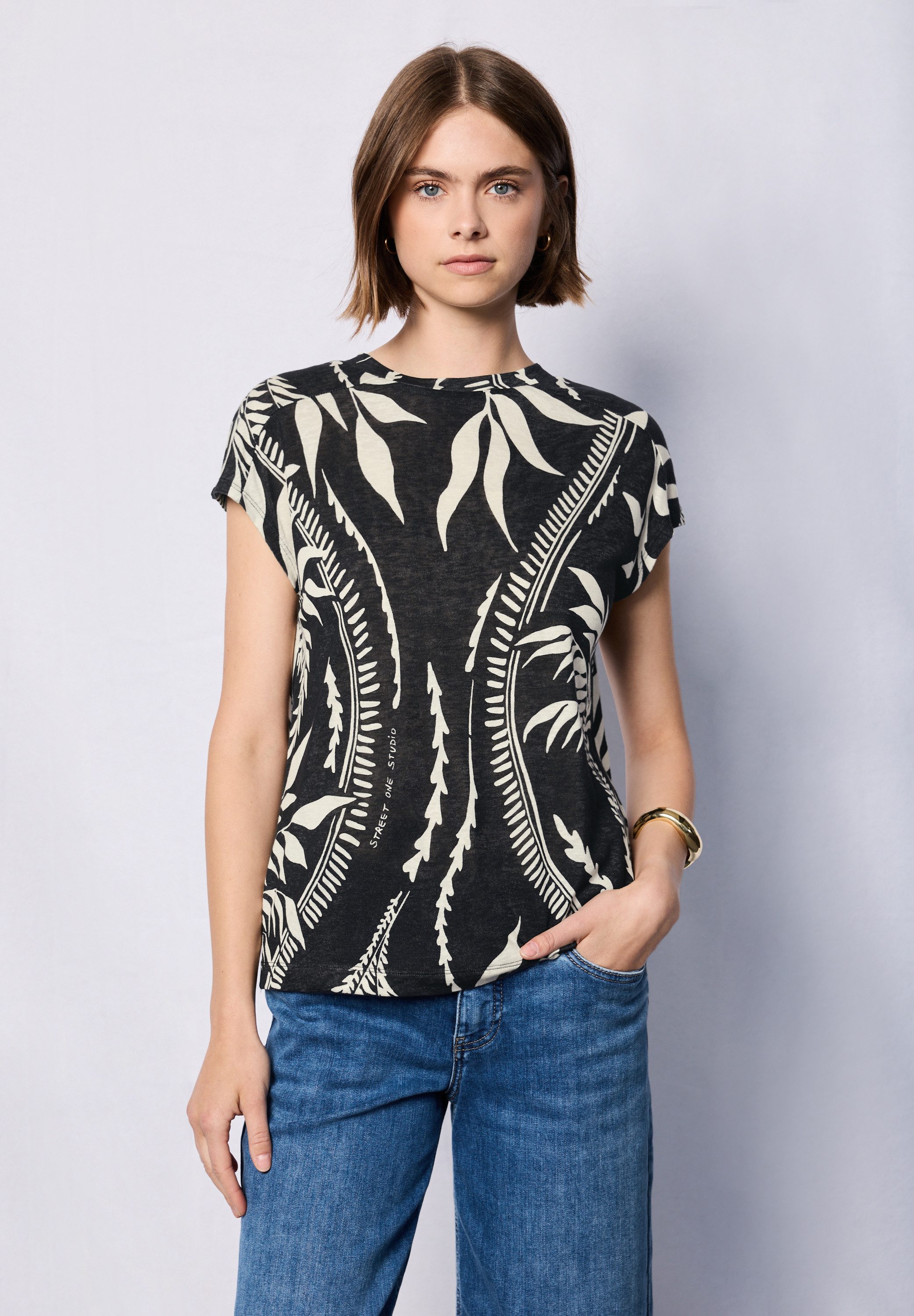 STREET ONE STUDIO Print-Shirt, mit Rundhalsausschnitt günstig online kaufen