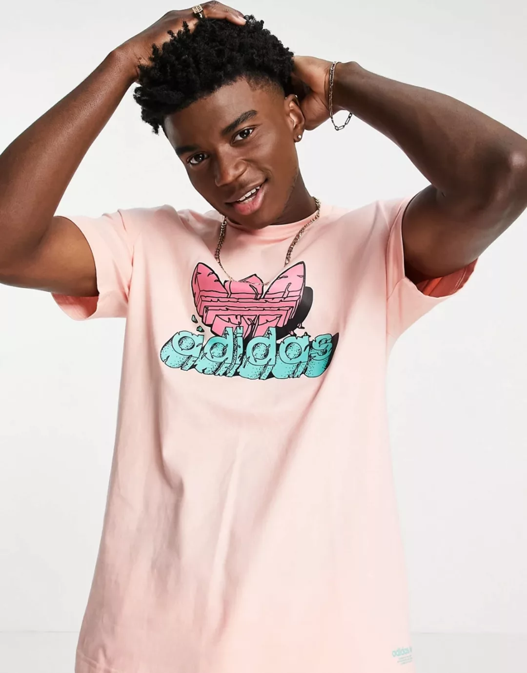 Adidas Originals 5 As Kurzarm T-shirt L Glow Pink günstig online kaufen