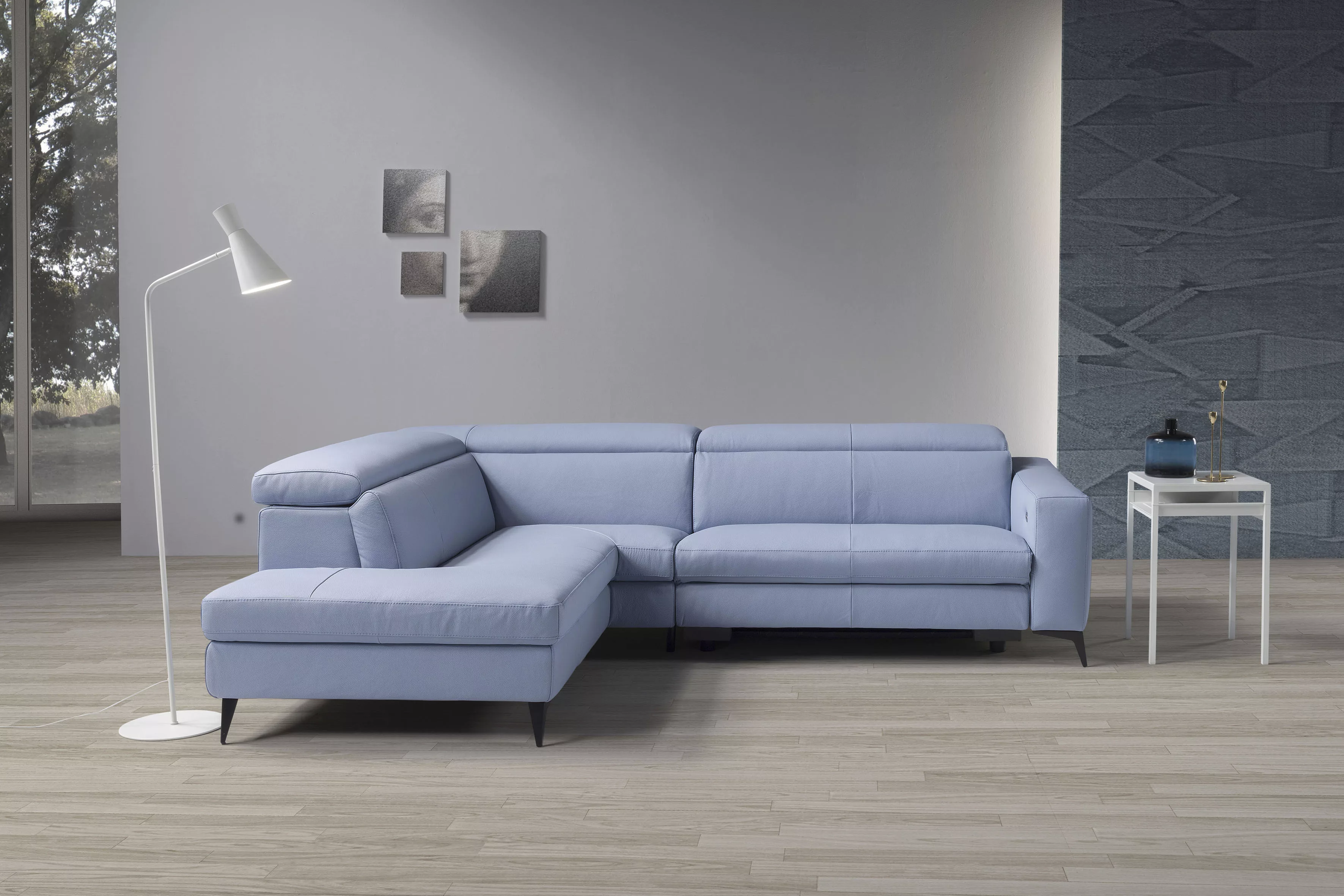 Egoitaliano Ecksofa "Edith, Designsofa mit hohem Sitzkomfort, L-Form", inkl günstig online kaufen