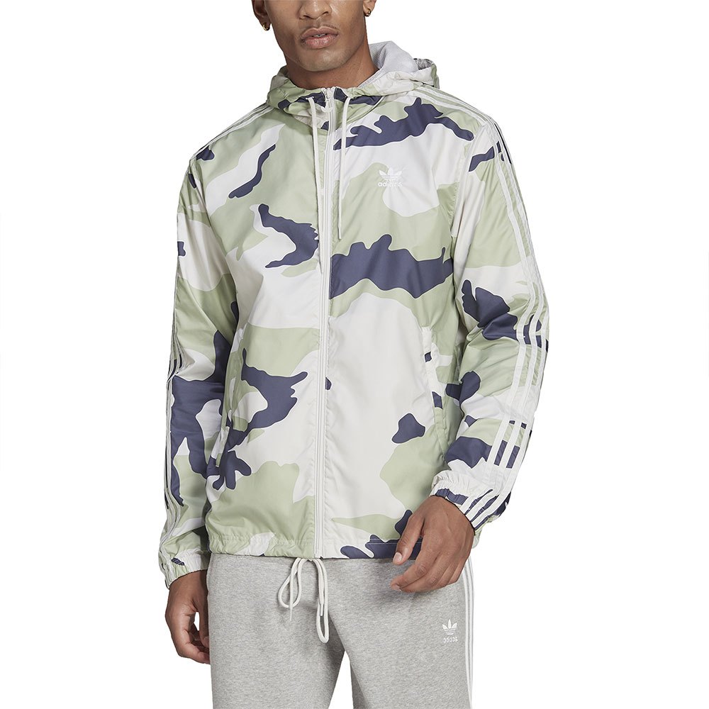 Adidas Originals Camo Windbreaker Jacke S Orbit Grey günstig online kaufen