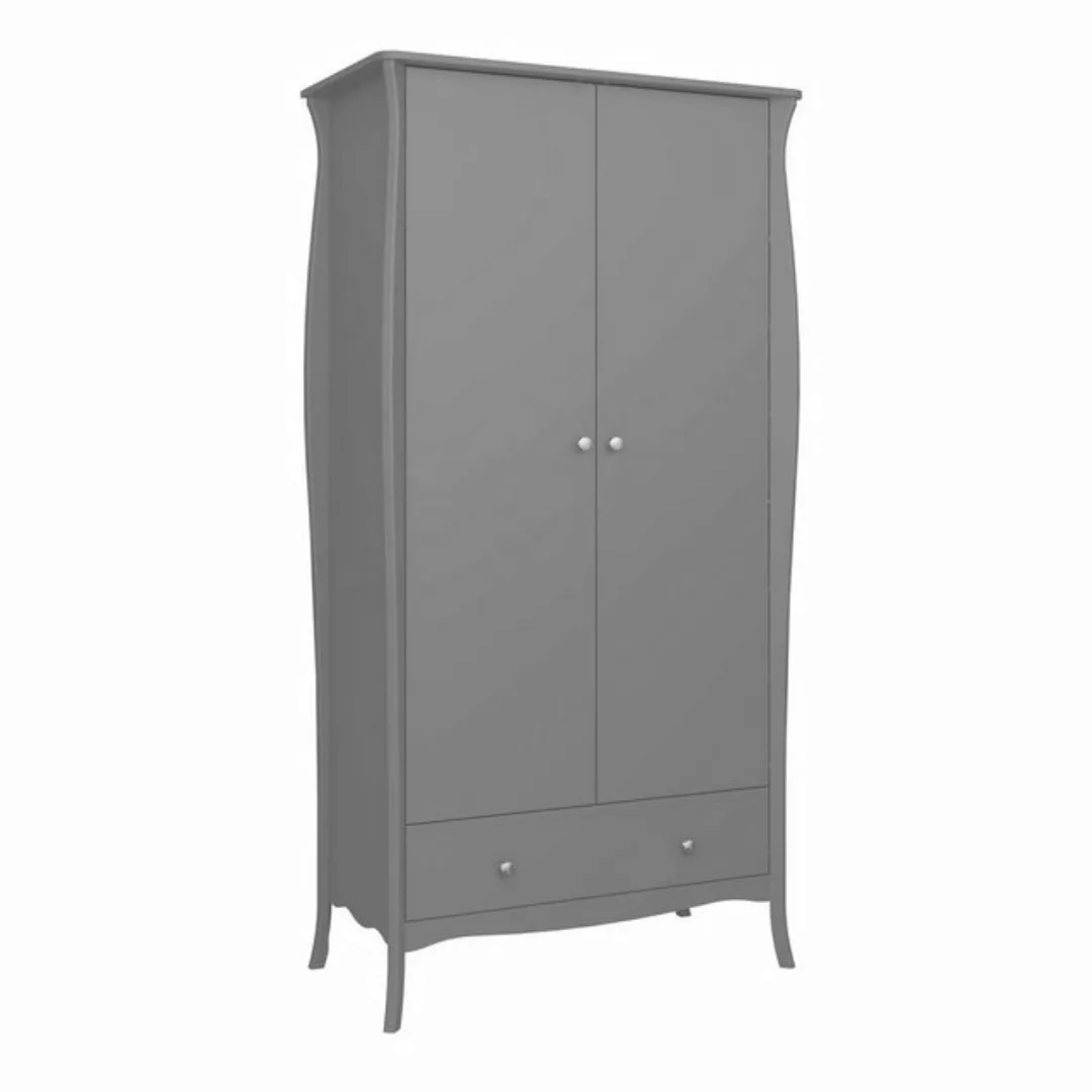 ebuy24 Kleiderschrank Simon Kleiderschrank 1 Schublade 2 Türen grau. günstig online kaufen