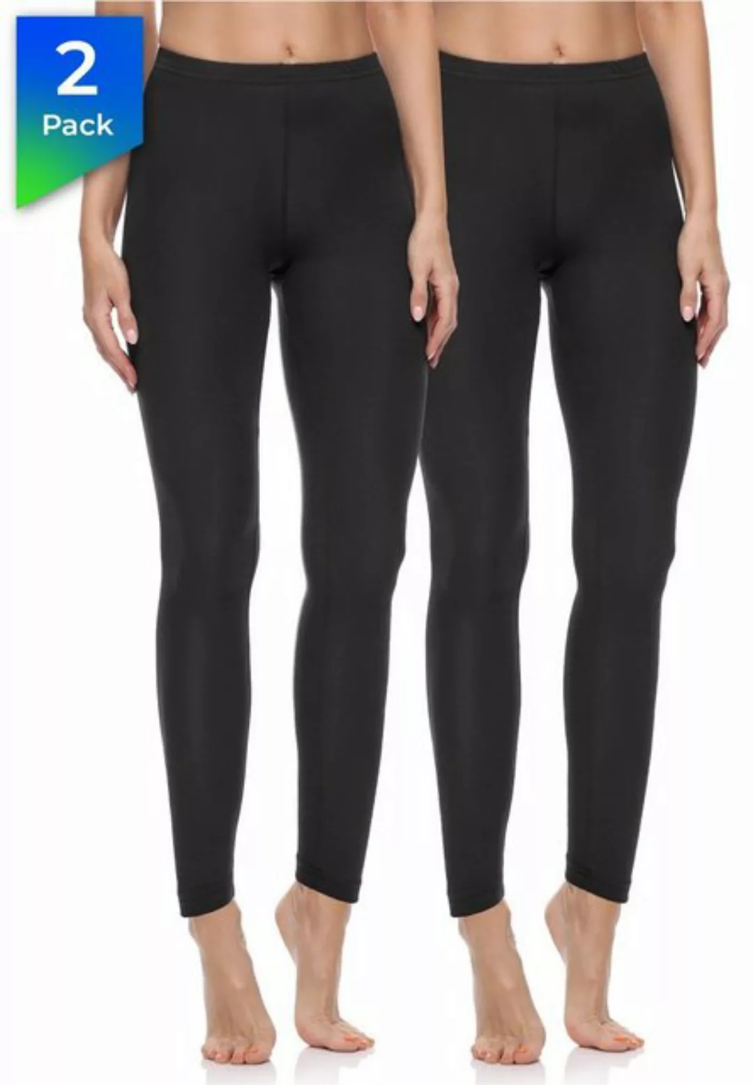 Merry Style Leggings Damen Hosen aus Baumwolle MS10-198 (2-tlg) elastischer günstig online kaufen