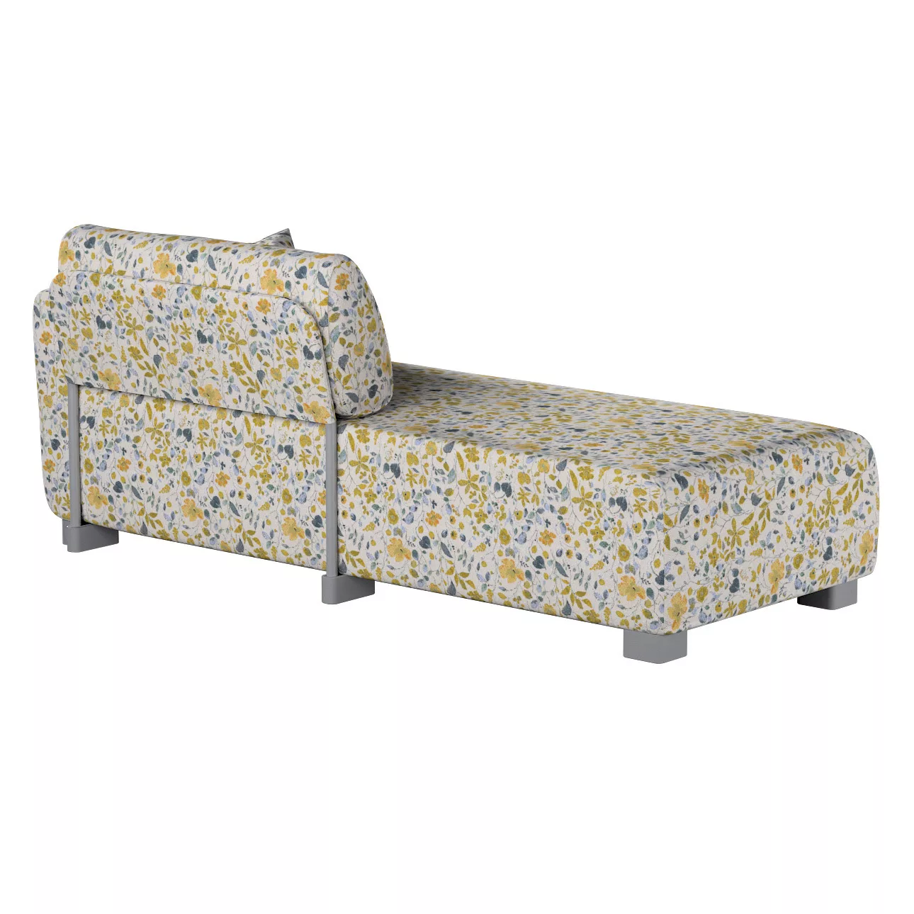 Bezug für Mysinge Recamiere Sofa, gelb-blau, Sofahusse, Mysinge Recamiere, günstig online kaufen