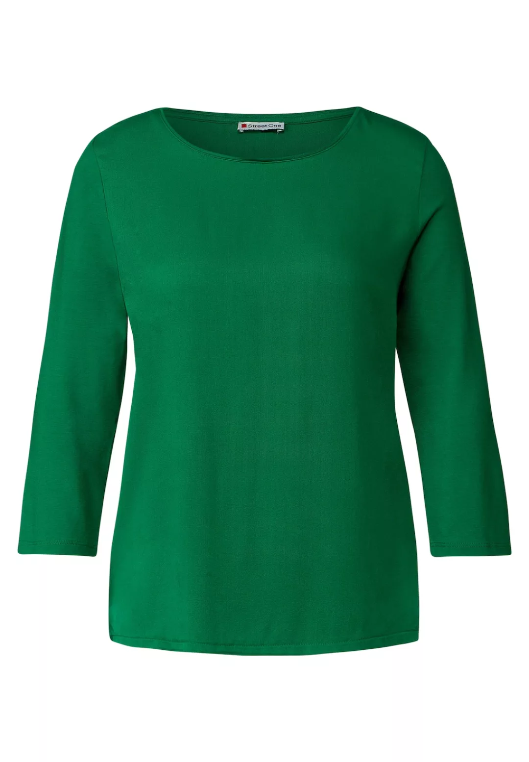 STREET ONE 3/4-Arm-Shirt STYLE EVI mit Rundhalsausschnitt günstig online kaufen