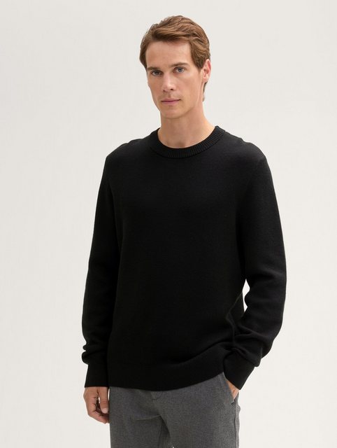 TOM TAILOR Strickpullover Comfort Wool - Pullover mit Struktur günstig online kaufen