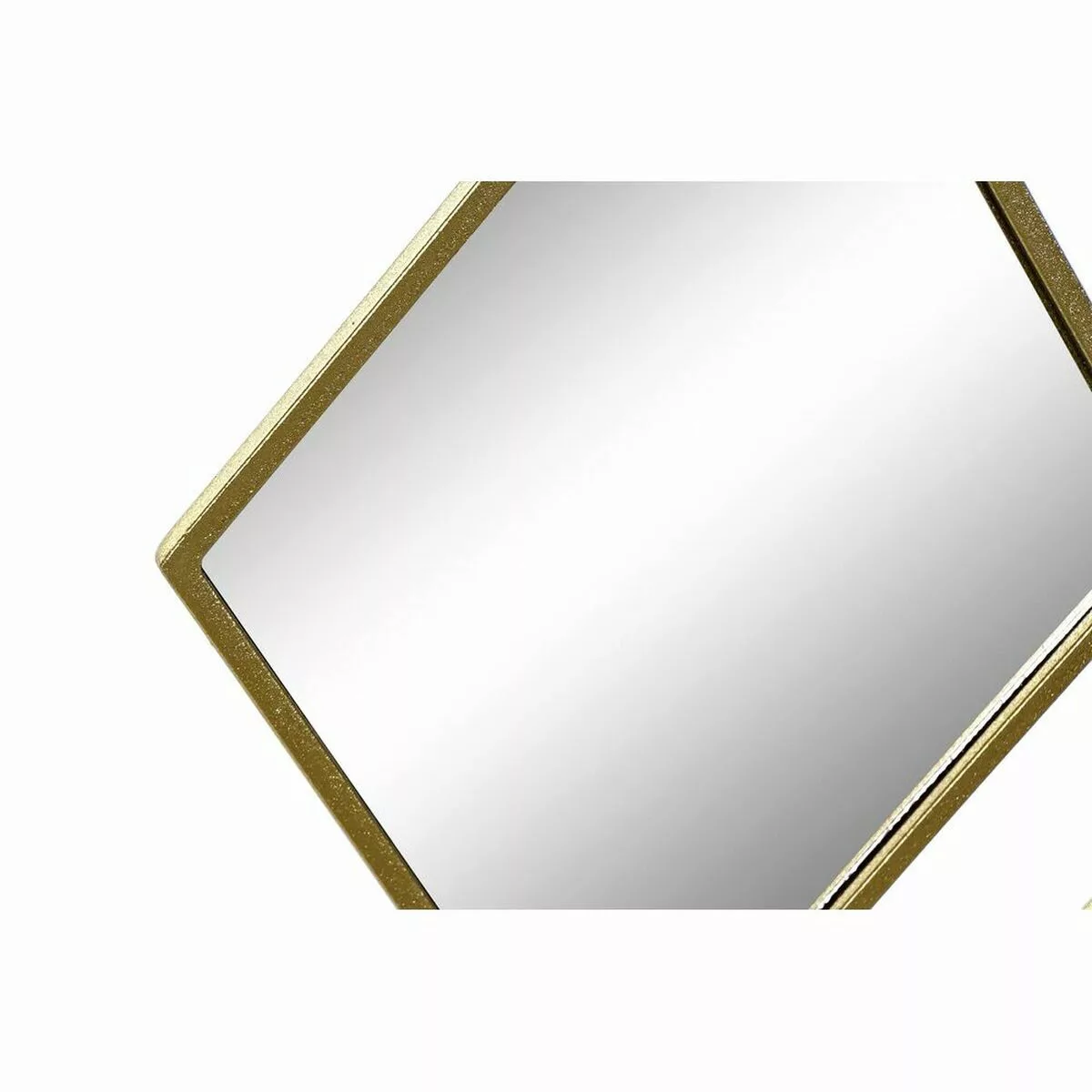 Wandspiegel Dkd Home Decor Spiegel Golden Metall Rhombusse (63 X 2 X 90 Cm) günstig online kaufen