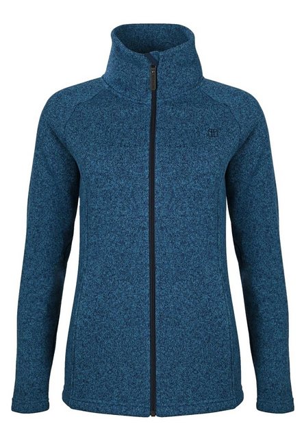 Elkline Fleecejacke Promise melierte Strickjacke warm mit Stehkragen günstig online kaufen