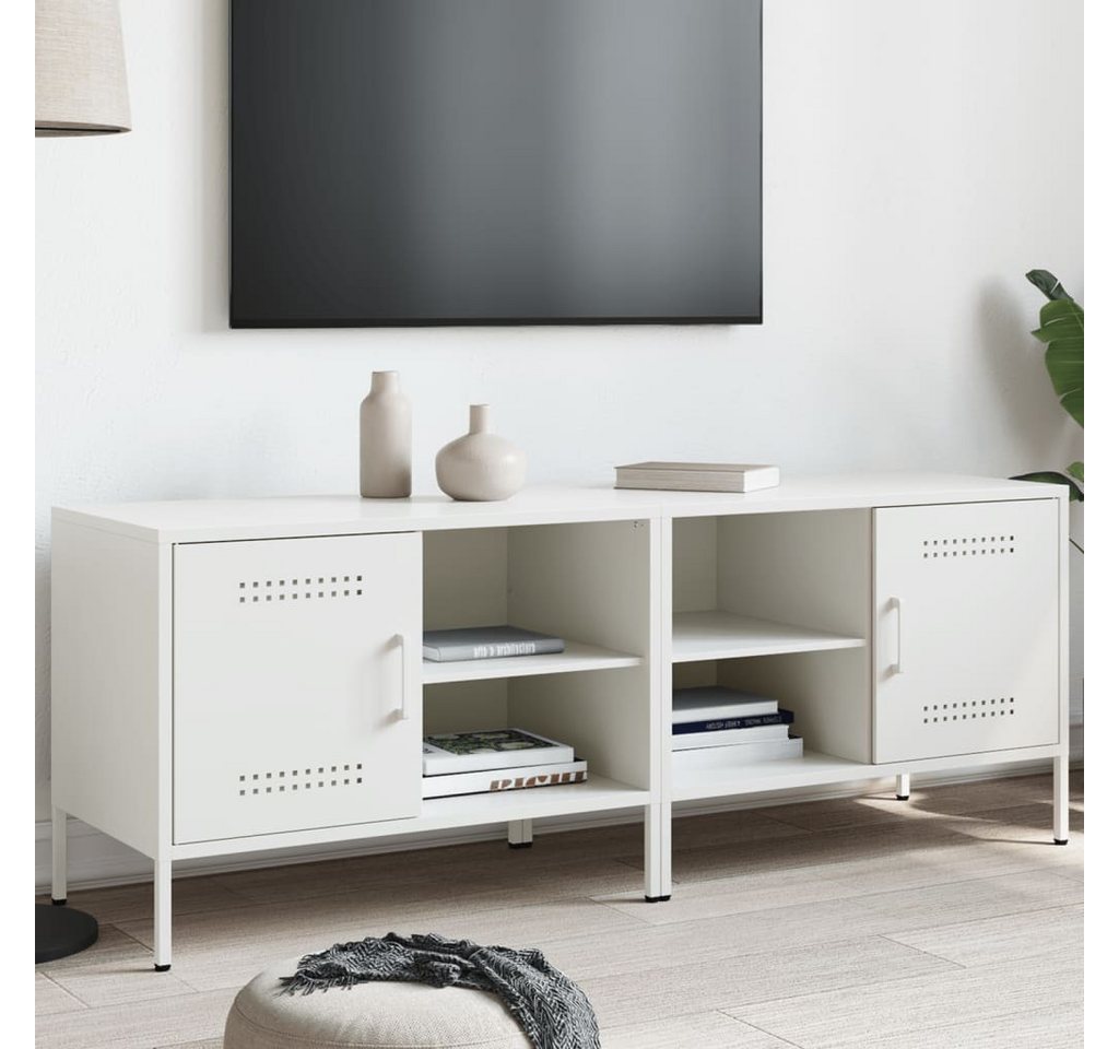 vidaXL TV-Schrank TV-Schränke 2 Stk. Weiß 68x39x50,5 cm Stahl günstig online kaufen