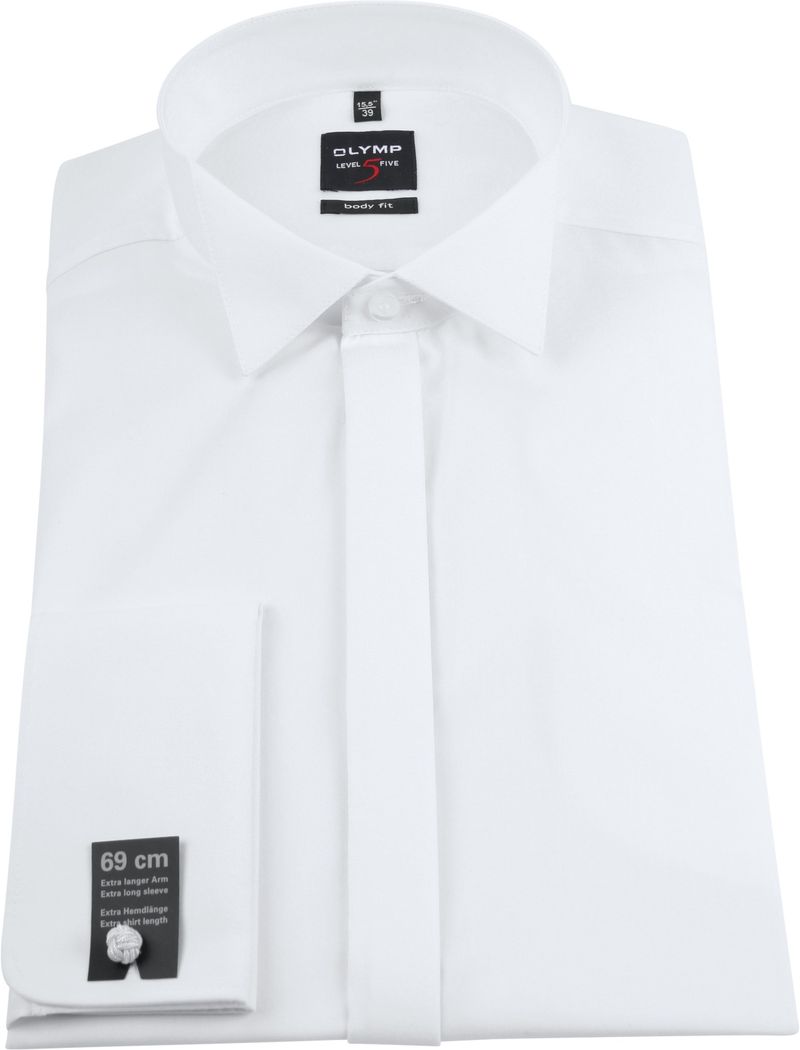 OLYMP Level 5 Smokinghemd SL7 Weiss - Größe 38 günstig online kaufen