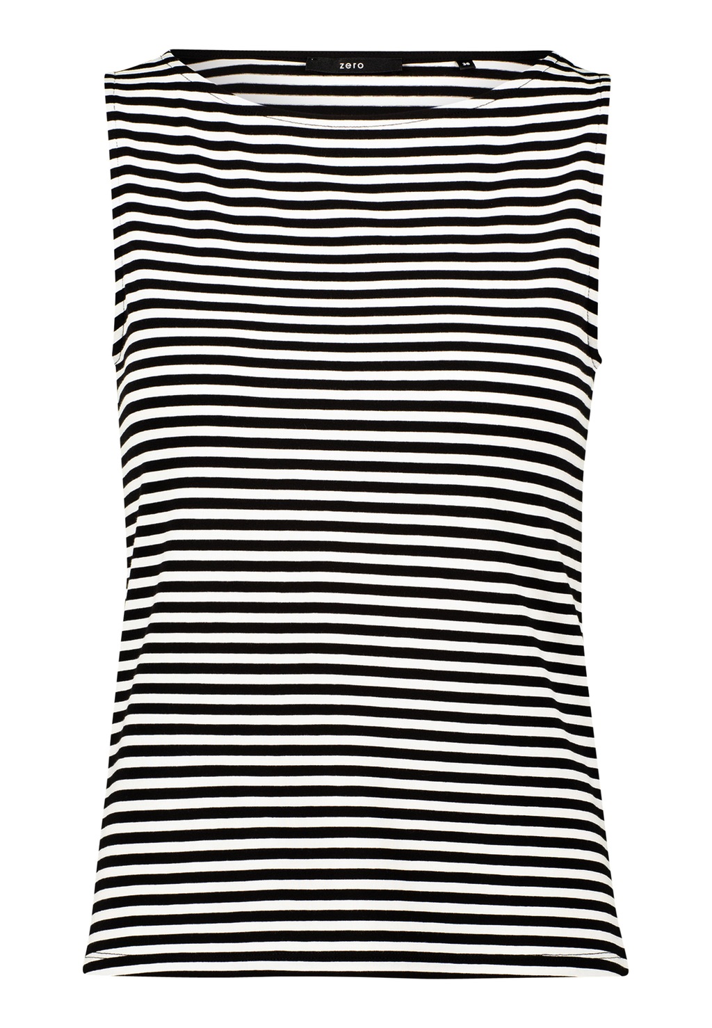 Zero Tanktop "zero Damen Streifentop mit U-Bootausschnitt", Plain/ohne Deta günstig online kaufen