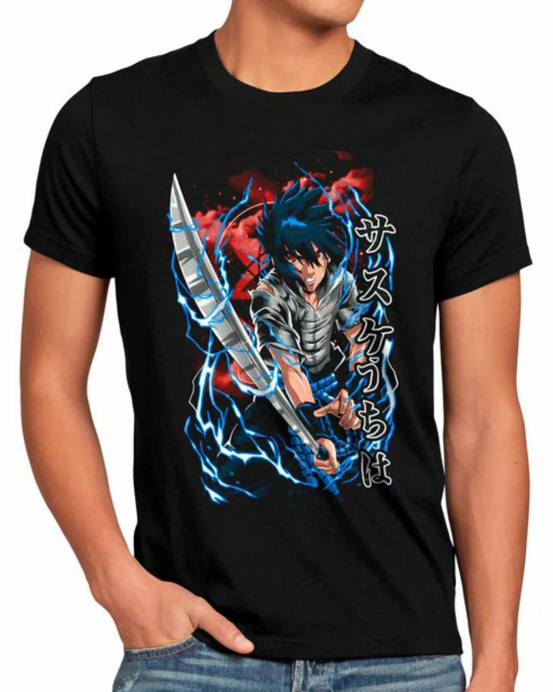 style3 Print-Shirt Herren T-Shirt Uchiha Blade kakashi sasuke naruto kage h günstig online kaufen