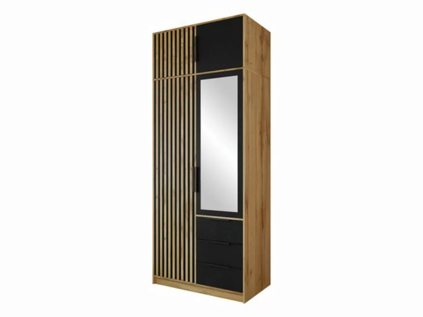 MIRJAN24 Kleiderschrank Bali Lux 2D (mit 6 Drehtüren und 3 Schubladen) Fron günstig online kaufen