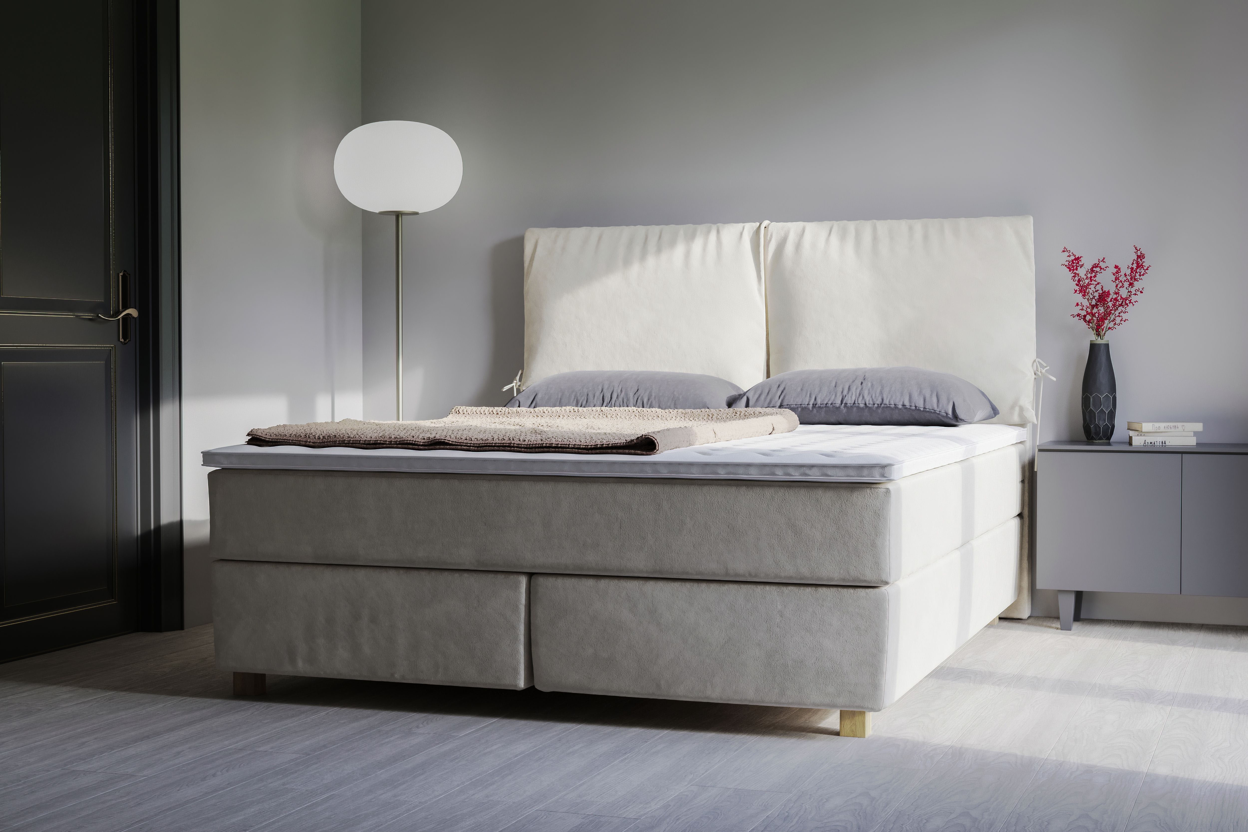 Home affaire Boxspringbett »Nele«, inkl. Topper im schlichtem Design günstig online kaufen