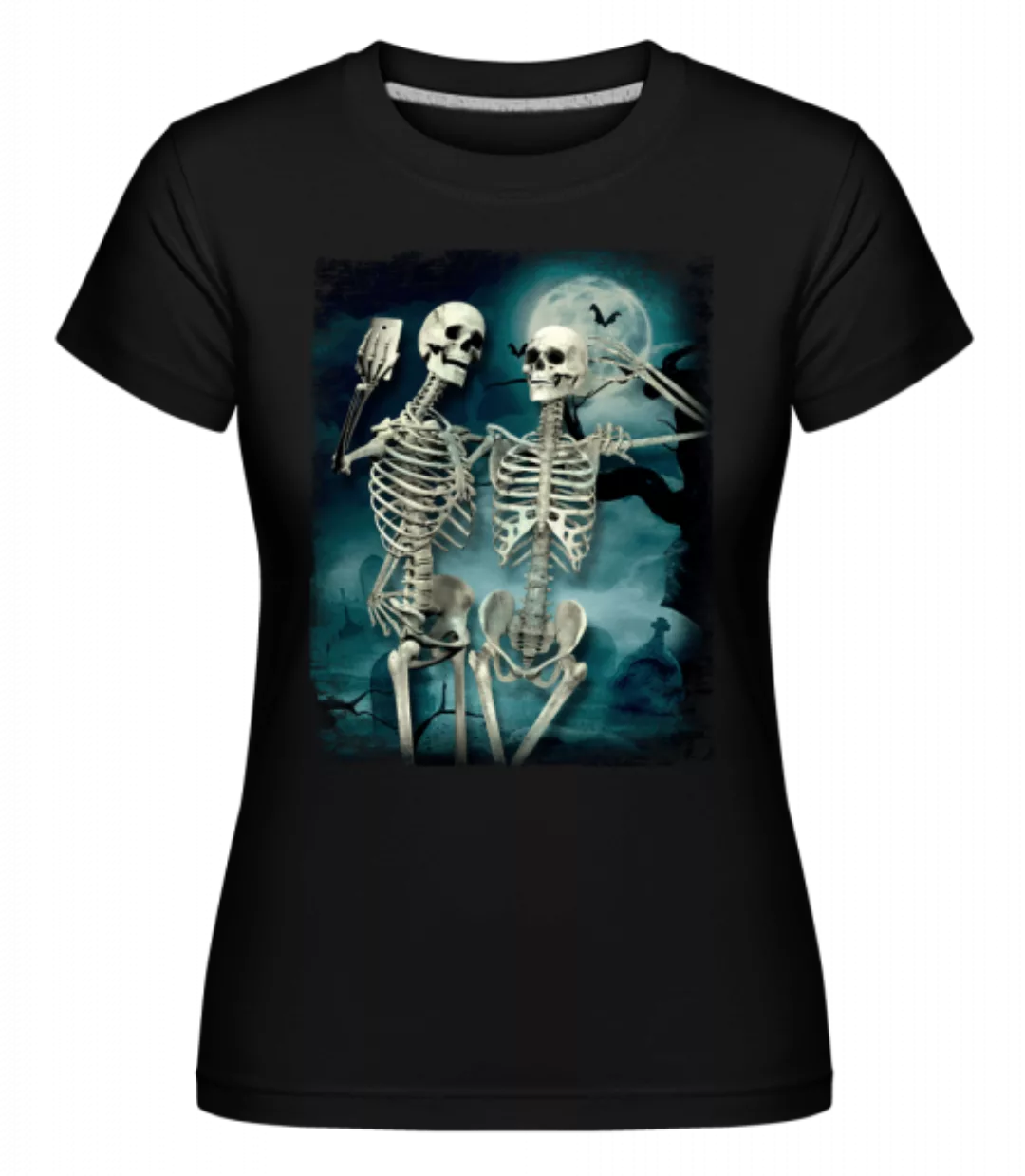 Skelett Selfie · Shirtinator Frauen T-Shirt günstig online kaufen