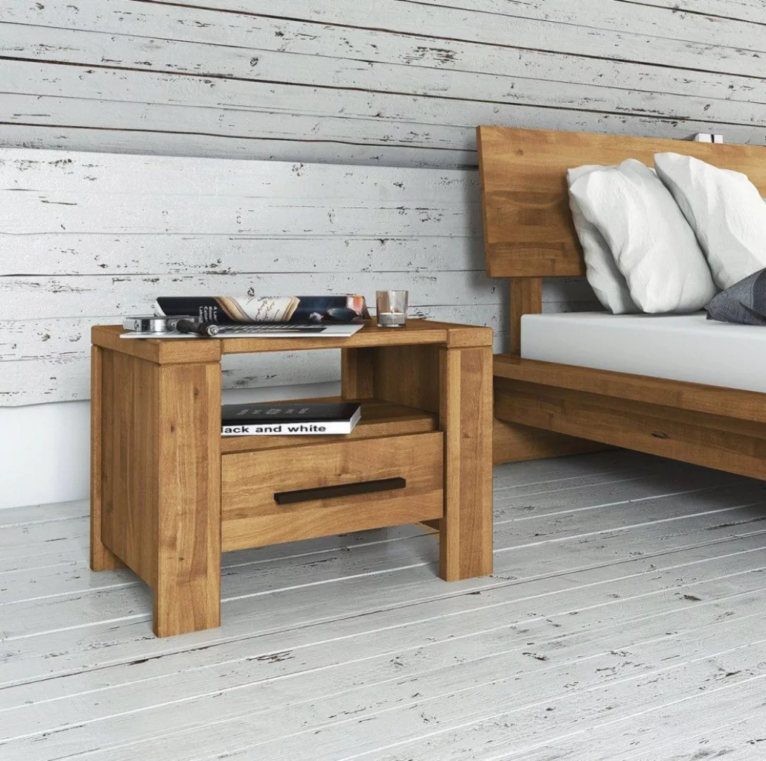 Nachttisch CUBIC Holz massiv günstig online kaufen