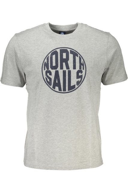 North Sails T-Shirt Graues Herren T-Shirt mit Rundhals und stylischem günstig online kaufen