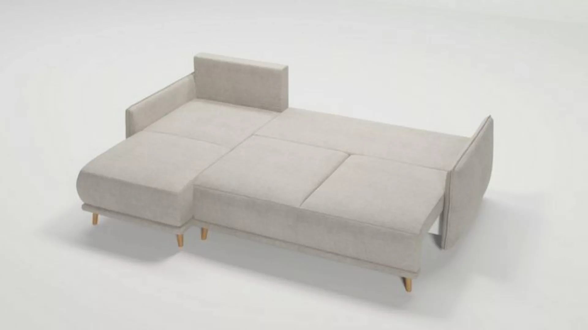 S-Style Möbel Ecksofa Lina mit Bettfunktion und Bettkasten im skandinavisch günstig online kaufen