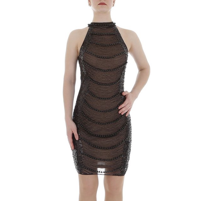 Ital-Design Partykleid Damen Party & Clubwear Pencil (86365314) Pailletten günstig online kaufen