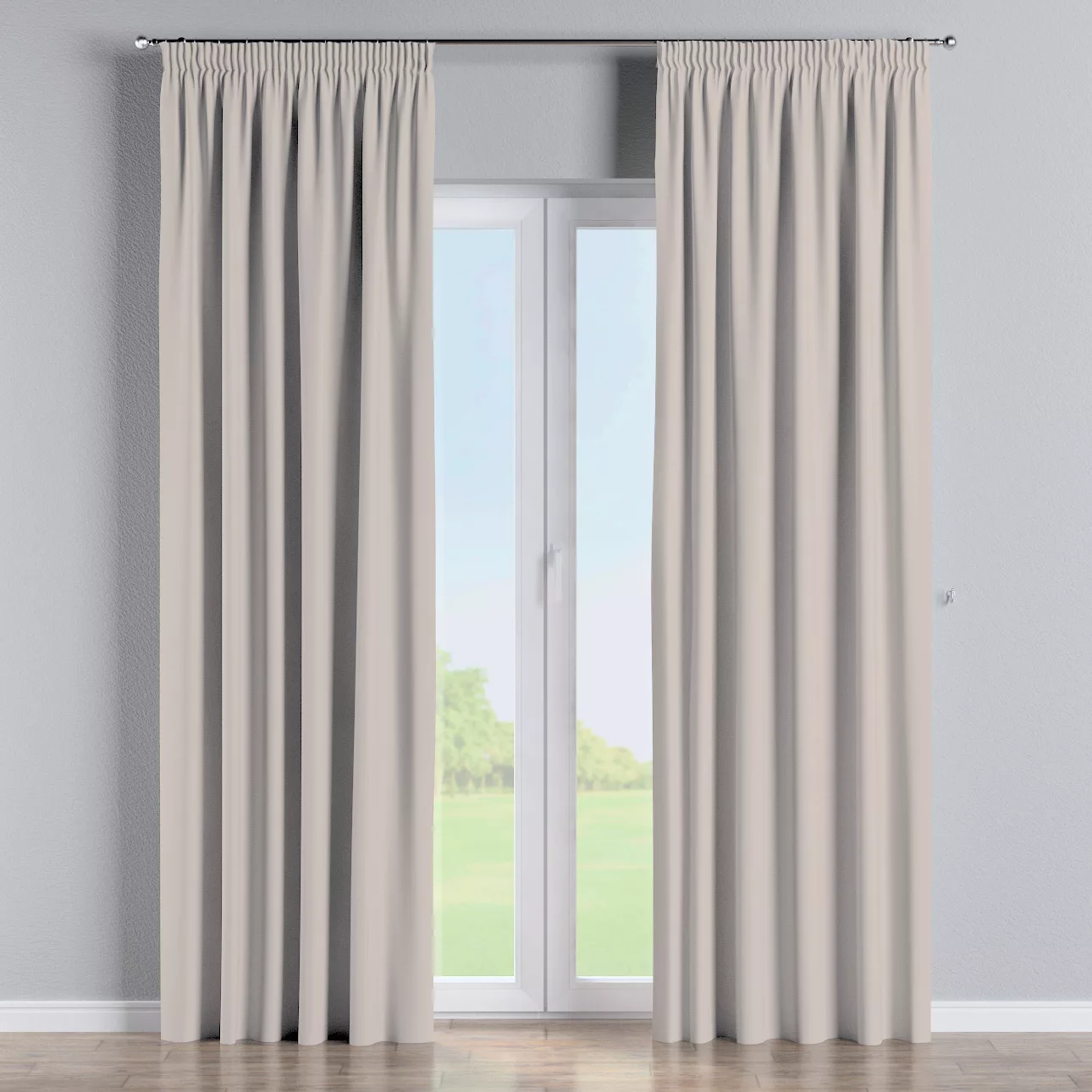 Vorhang mit Kräuselband, beige, Blackout 300 cm (269-40) günstig online kaufen