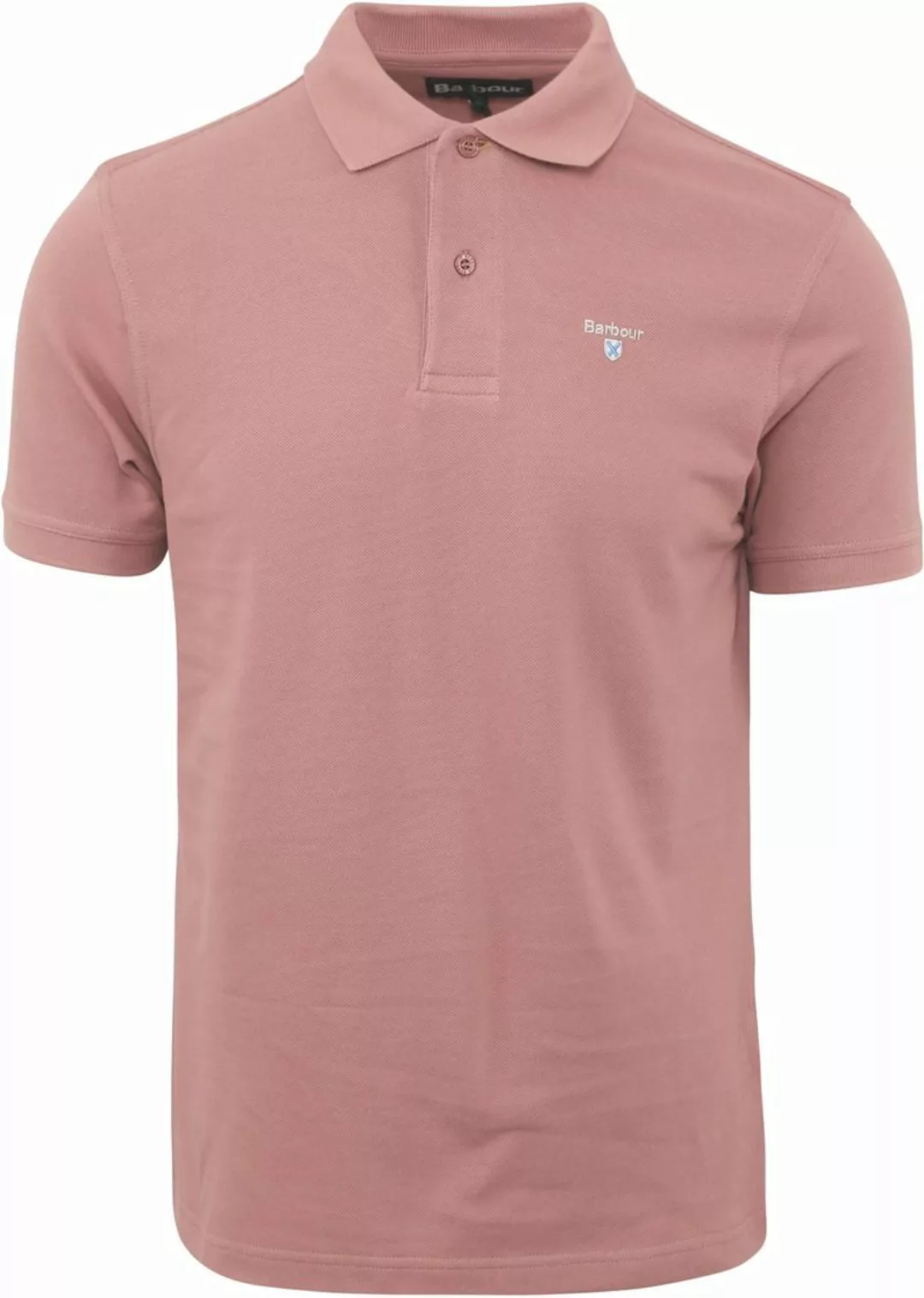 Barbour Pique Poloshirt Rosa - Größe L günstig online kaufen