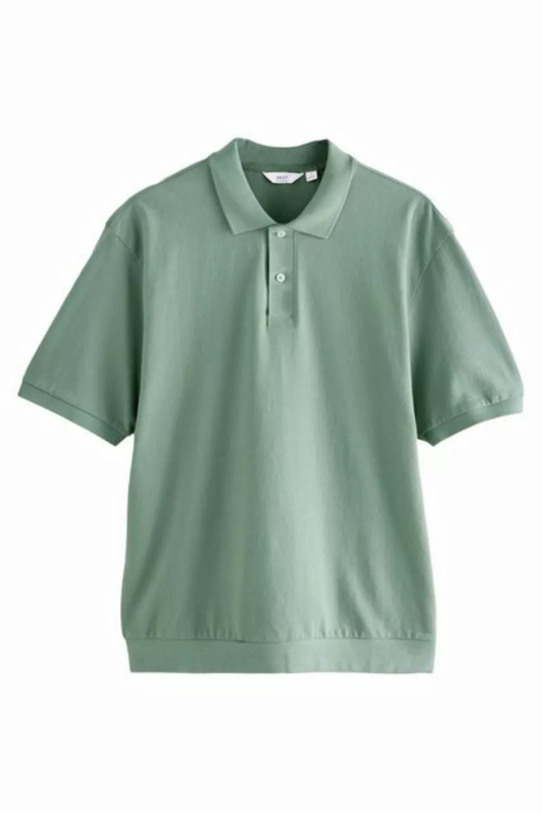 Next Poloshirt Poloshirt mit Knopfleiste in Waffelstruktur (1-tlg) günstig online kaufen