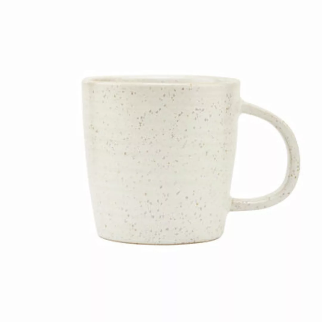 Tasse Pion keramik weiß grau / Porzellan - House Doctor - Grau günstig online kaufen