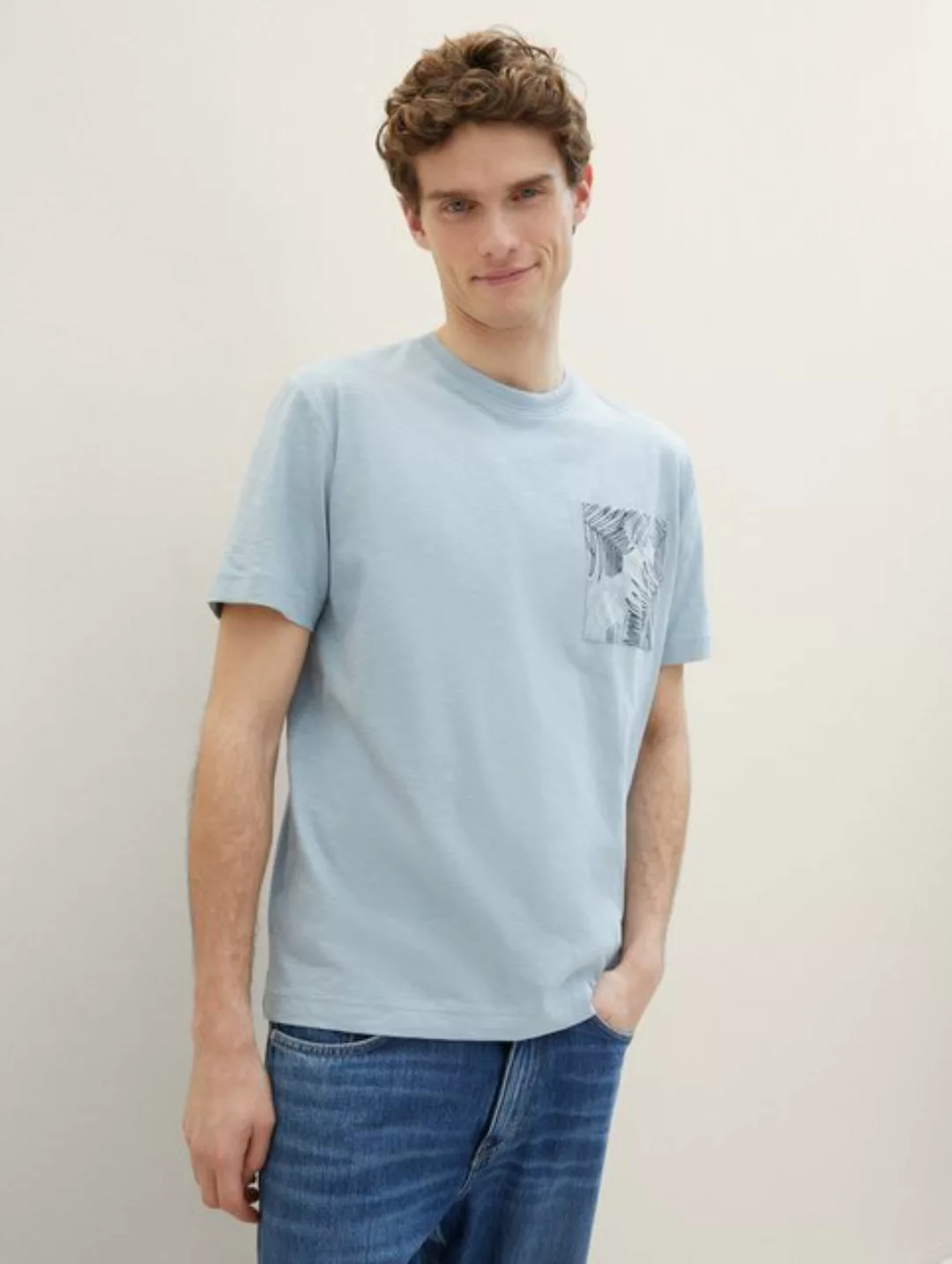 TOM TAILOR T-Shirt T-Shirt mit Print Detail günstig online kaufen