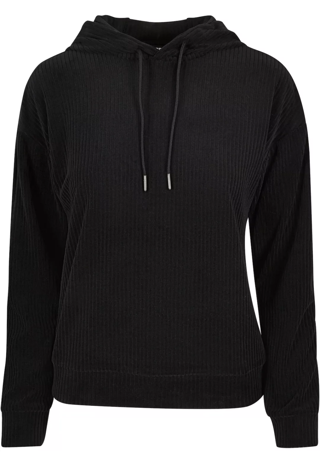 URBAN CLASSICS Kapuzenpullover "Urban Classics Damen Ladies Velvet Rib Hood günstig online kaufen