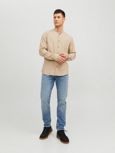 Jack & Jones Langarmhemd "JJEBAND MELANGE SHIRT LS SN" günstig online kaufen