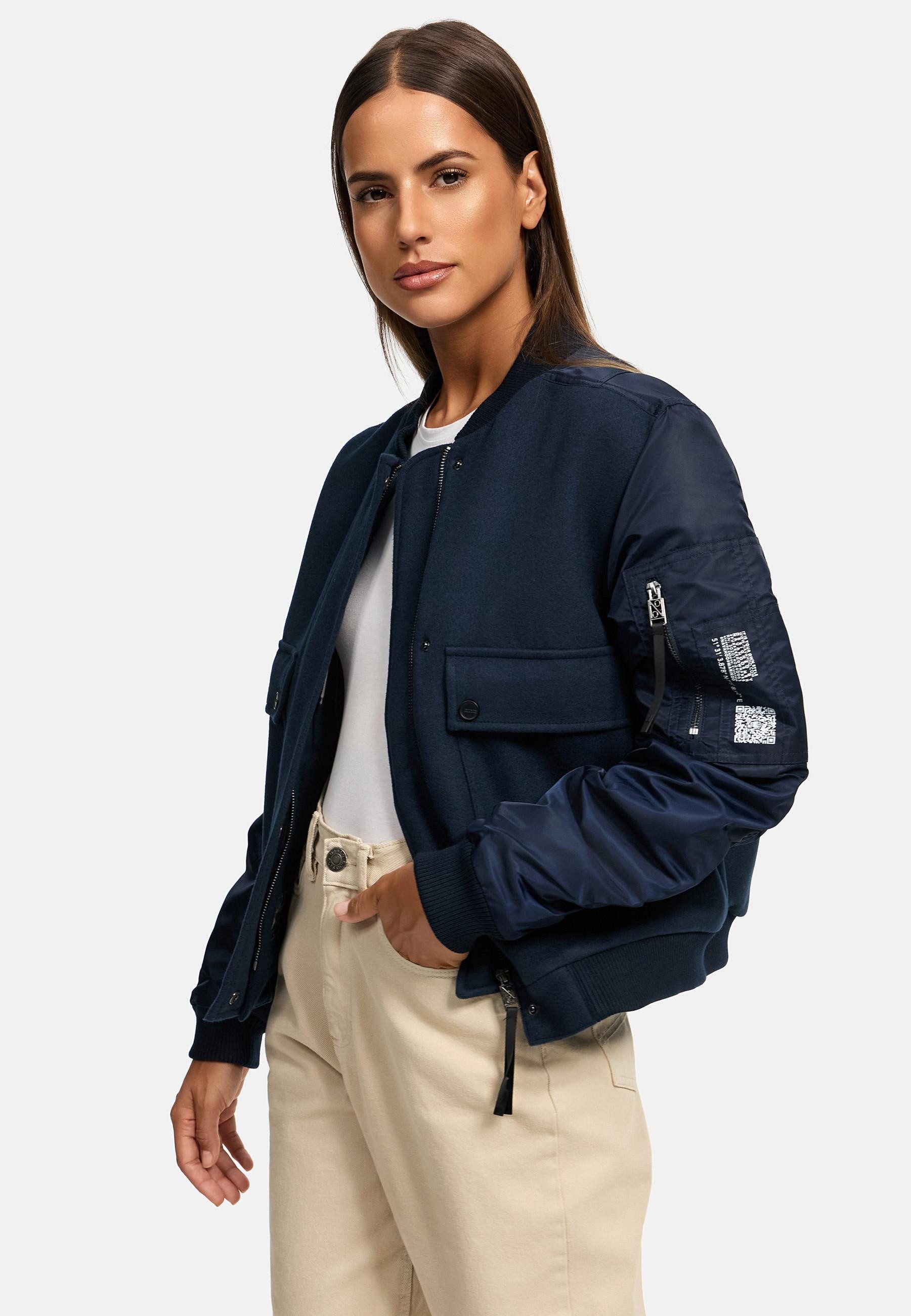 Navahoo Bomberjacke Willstehaben 14 angesagte Collegejacke günstig online kaufen