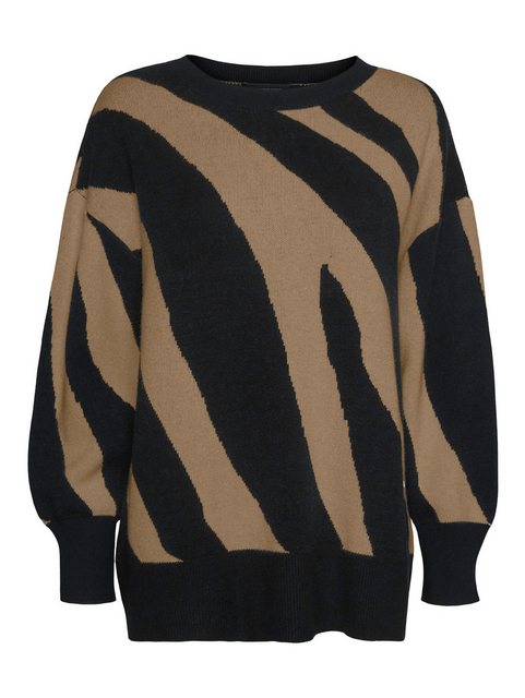 Vero Moda Rundhalspullover VMNANCY LS O-NECK LONG PULLOVER BOO günstig online kaufen