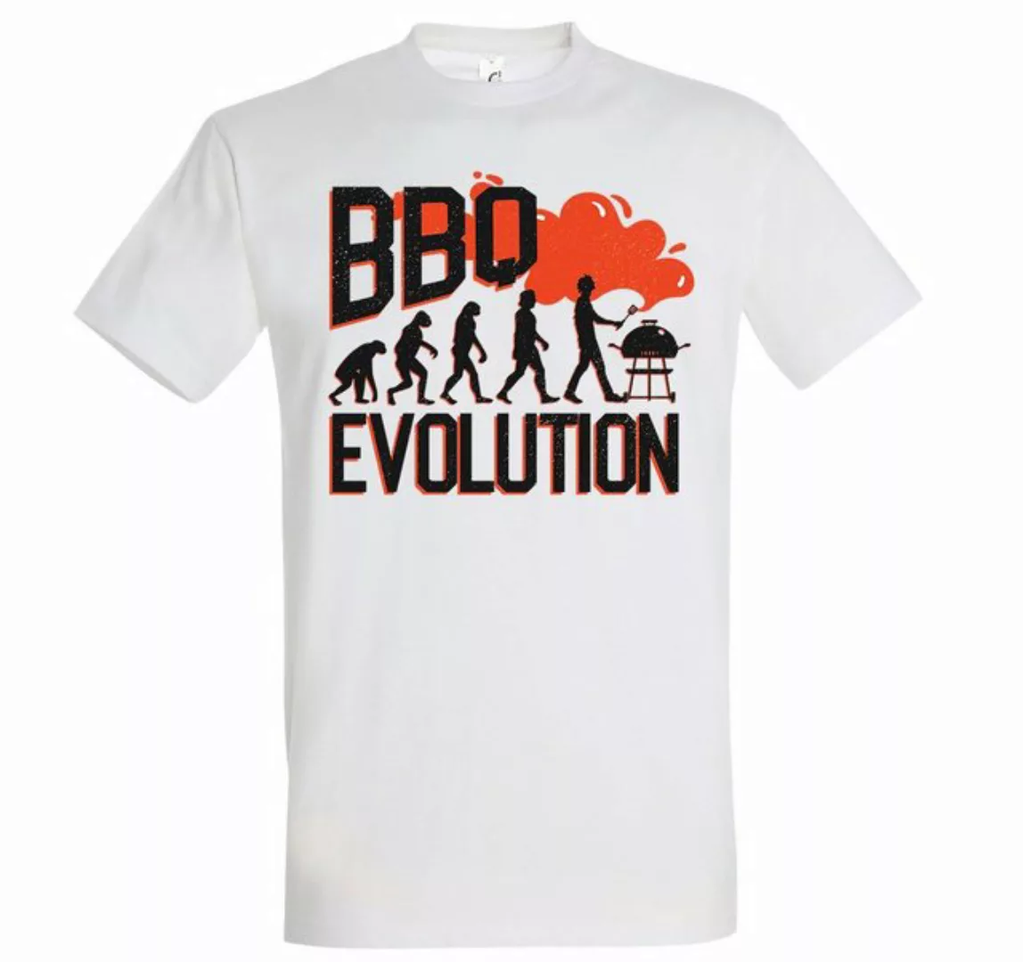 Youth Designz T-Shirt BBQ Grillen Evolution Herren Shirt mit lustigem Front günstig online kaufen