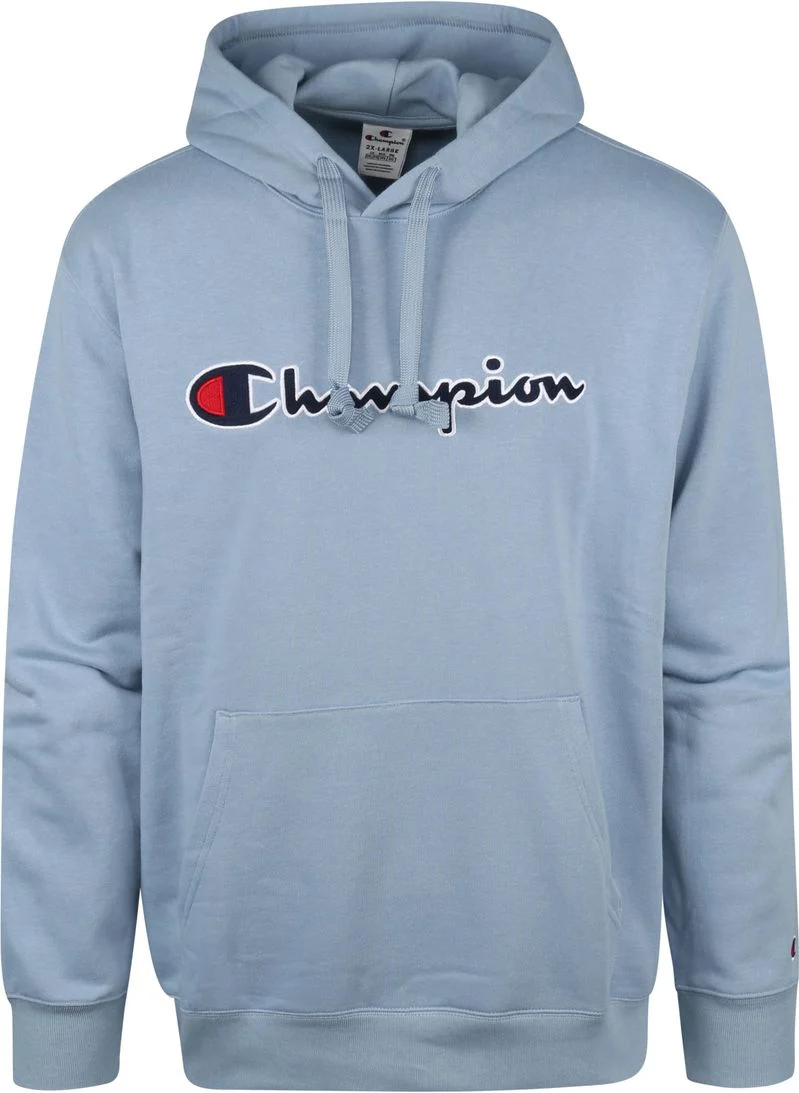 Champion Hoodie Logo Blau - Größe XL günstig online kaufen