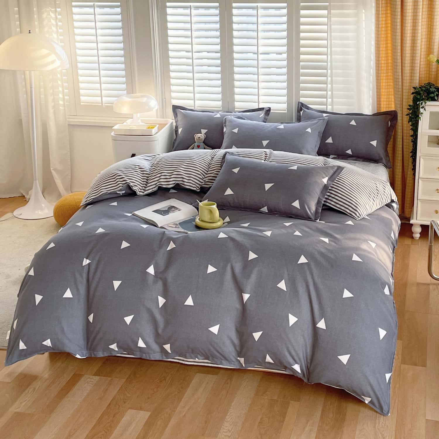 ibettertec Bettwäsche Bettbezug Set 135x200, 200x200 günstig online kaufen