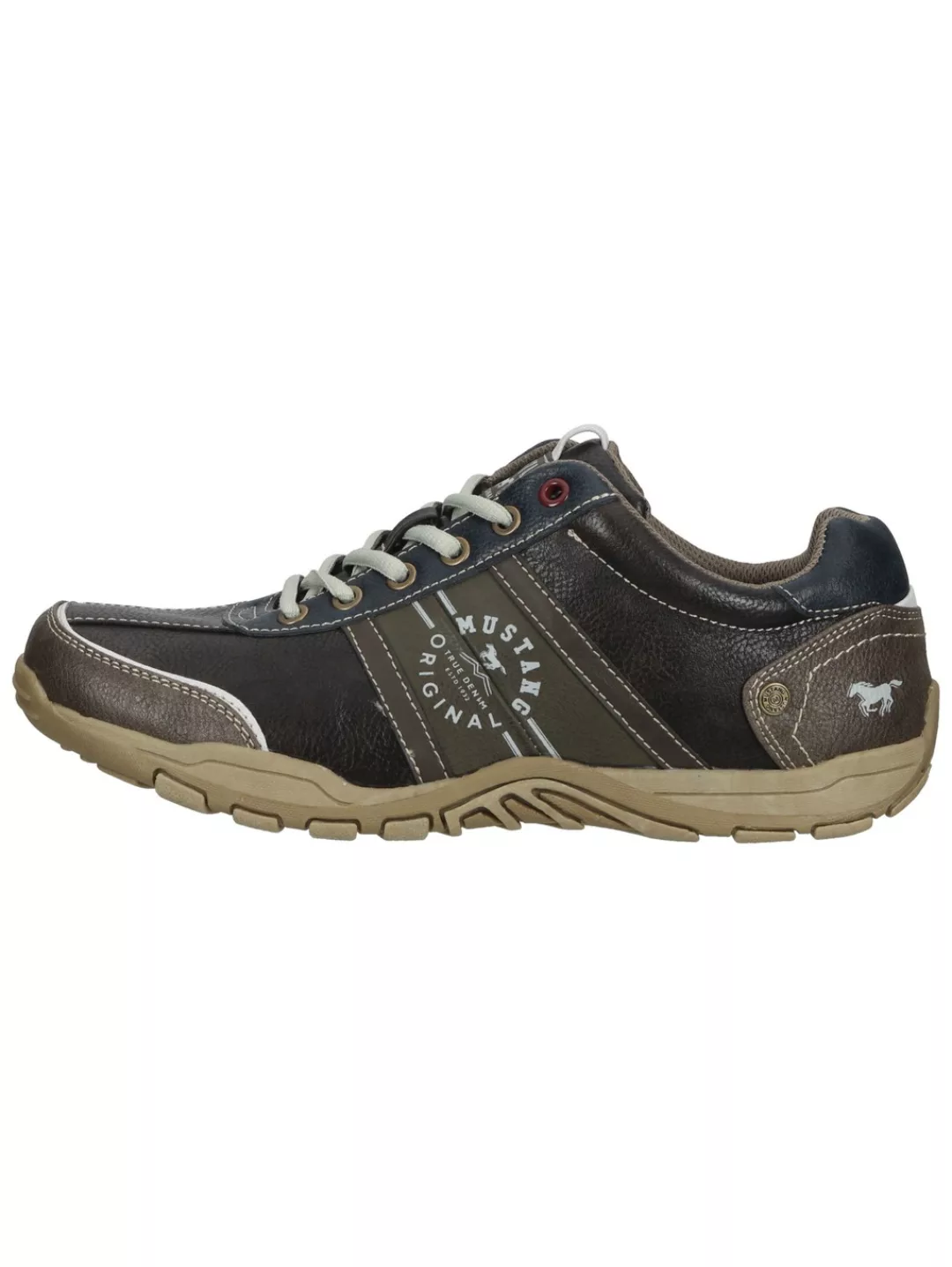 Mustang Shoes Schnürschuh "Mustang Shoes Halbschuhe Lederimitat" günstig online kaufen