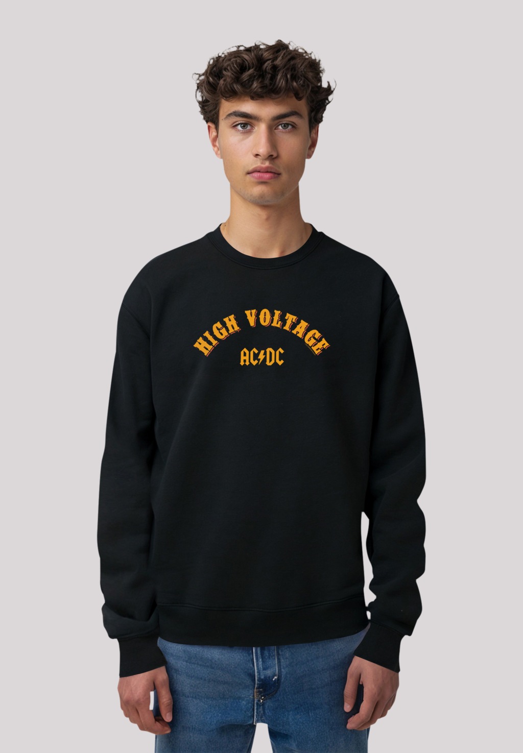 F4NT4STIC Sweatshirt "AC/DC Rock Musik Band High Voltage Collegiate", Premi günstig online kaufen