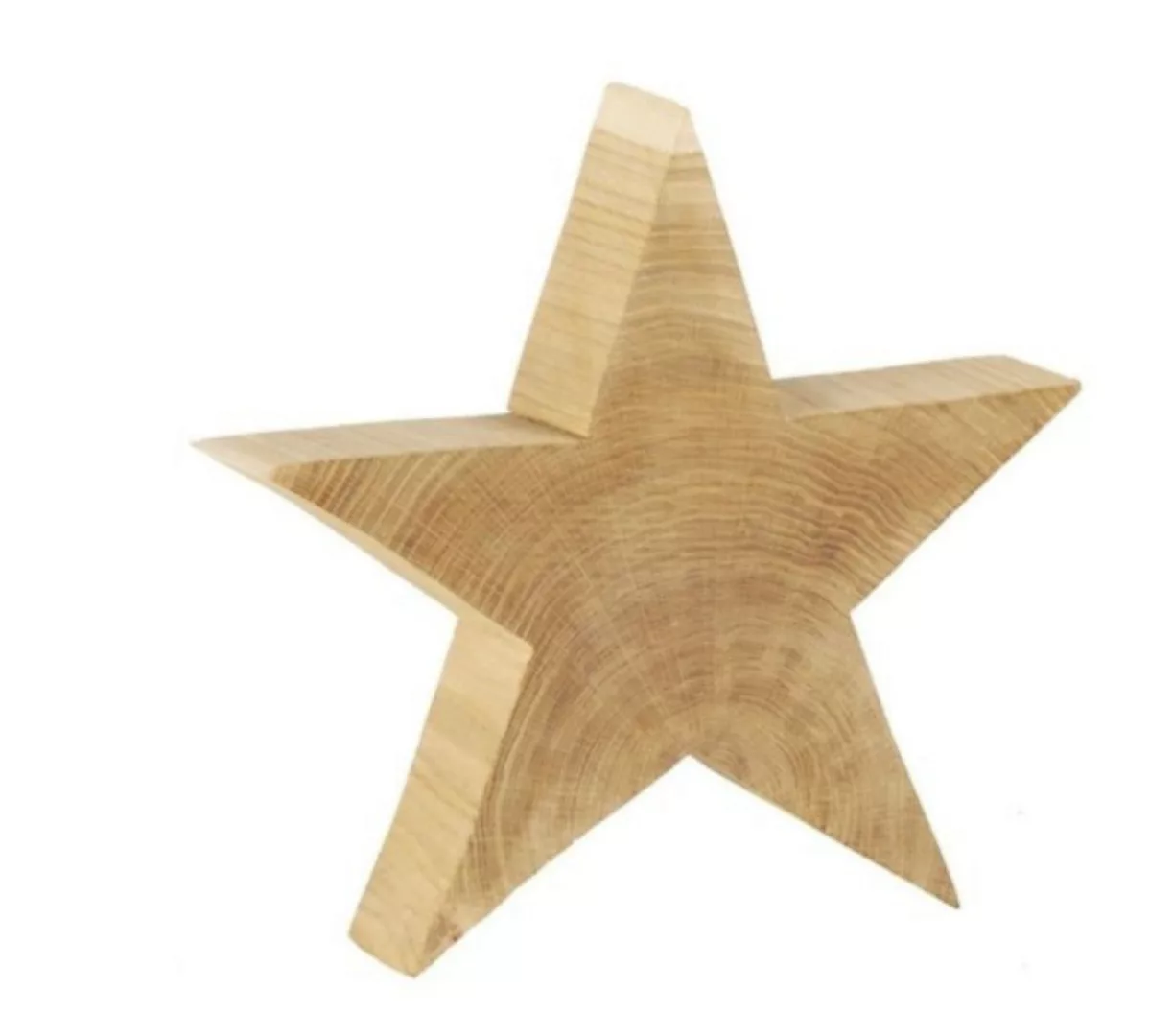 Holz Stern Pappel natur - glatt - 60 cm günstig online kaufen