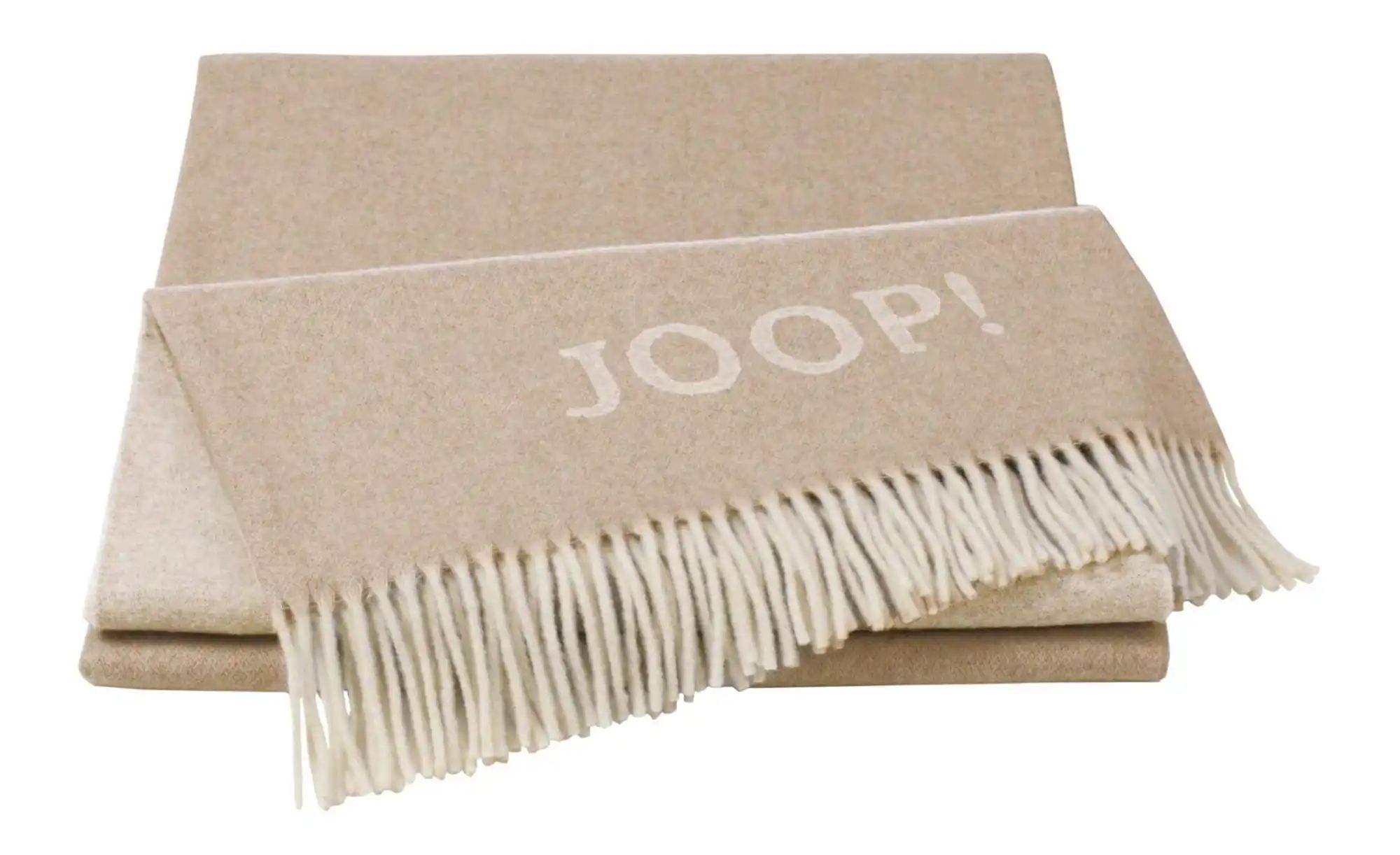 JOOP! Plaid Fine Doubleface ¦ beige ¦ Wollmix ¦ Maße (cm): B: 130 H: 1 Deko günstig online kaufen