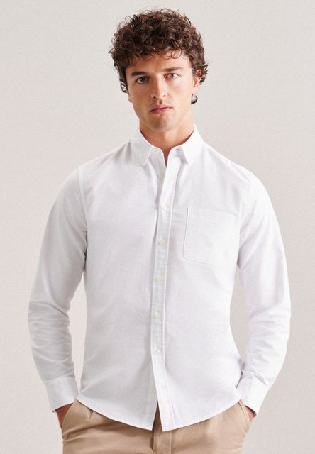seidensticker Businesshemd Schwarze Rose Regular Langarm Button-Down-Kragen günstig online kaufen
