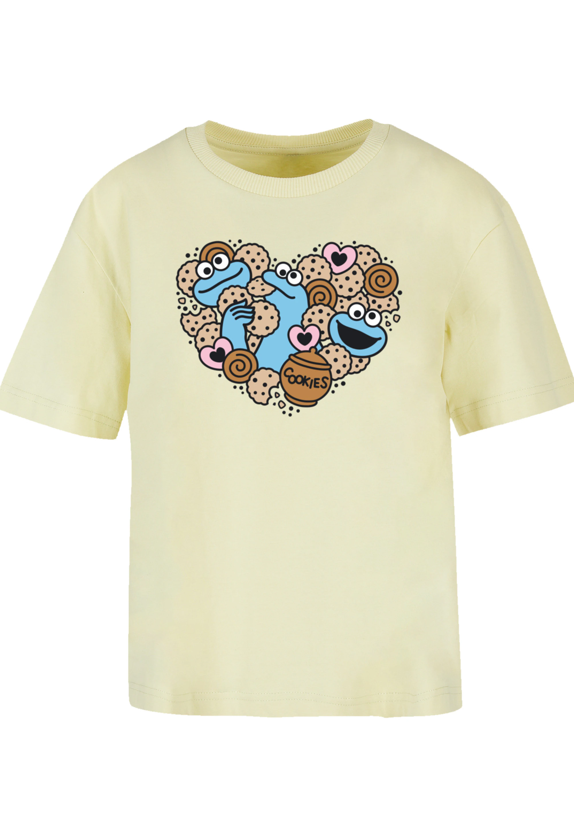 F4NT4STIC T-Shirt "Sesamstraße Cookies from the heart", Premium Qualität günstig online kaufen