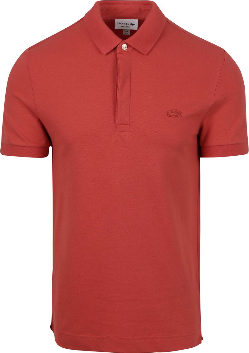 Lacoste Polohemd Paris Pique Rot - Größe M günstig online kaufen