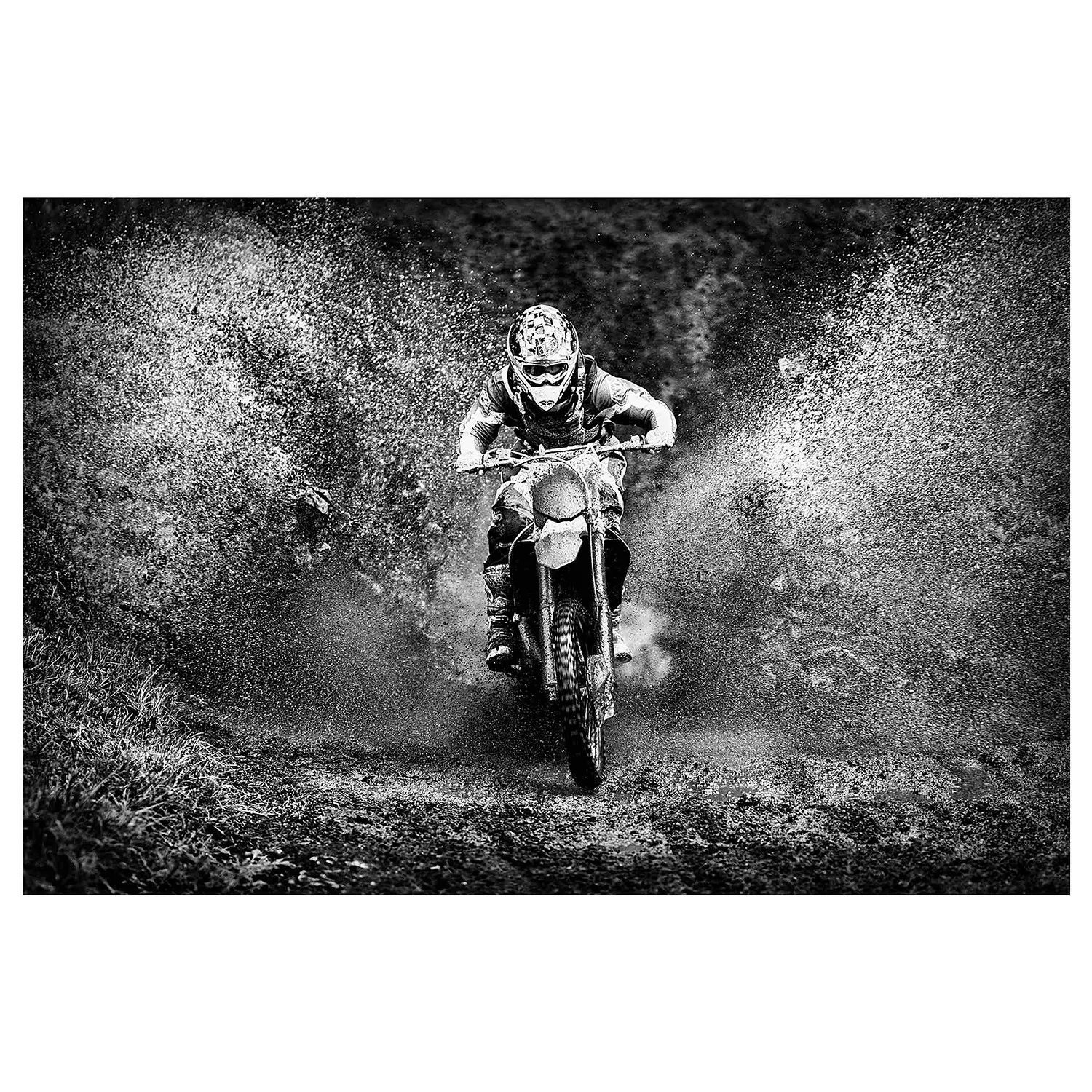home24 Vliestapete Motocross im Schlamm günstig online kaufen
