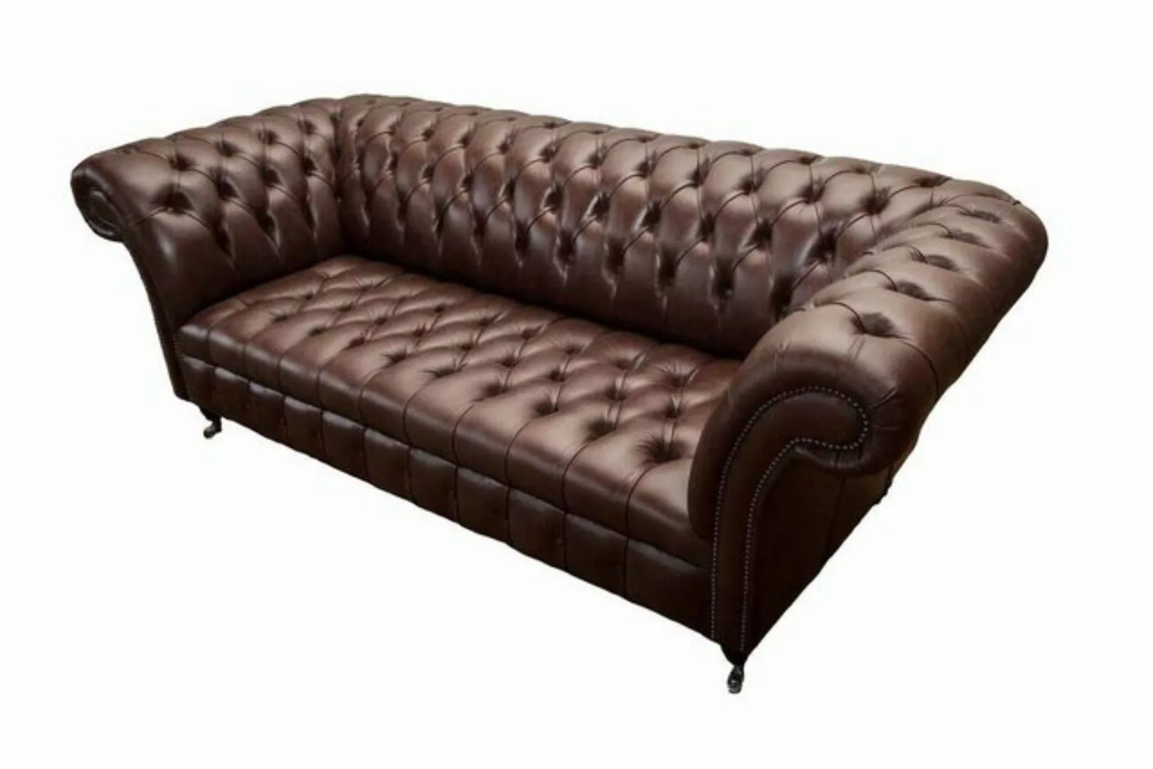 JVmoebel Chesterfield-Sofa, Dreisitzer Sofa Chesterfield Klassisch Design W günstig online kaufen