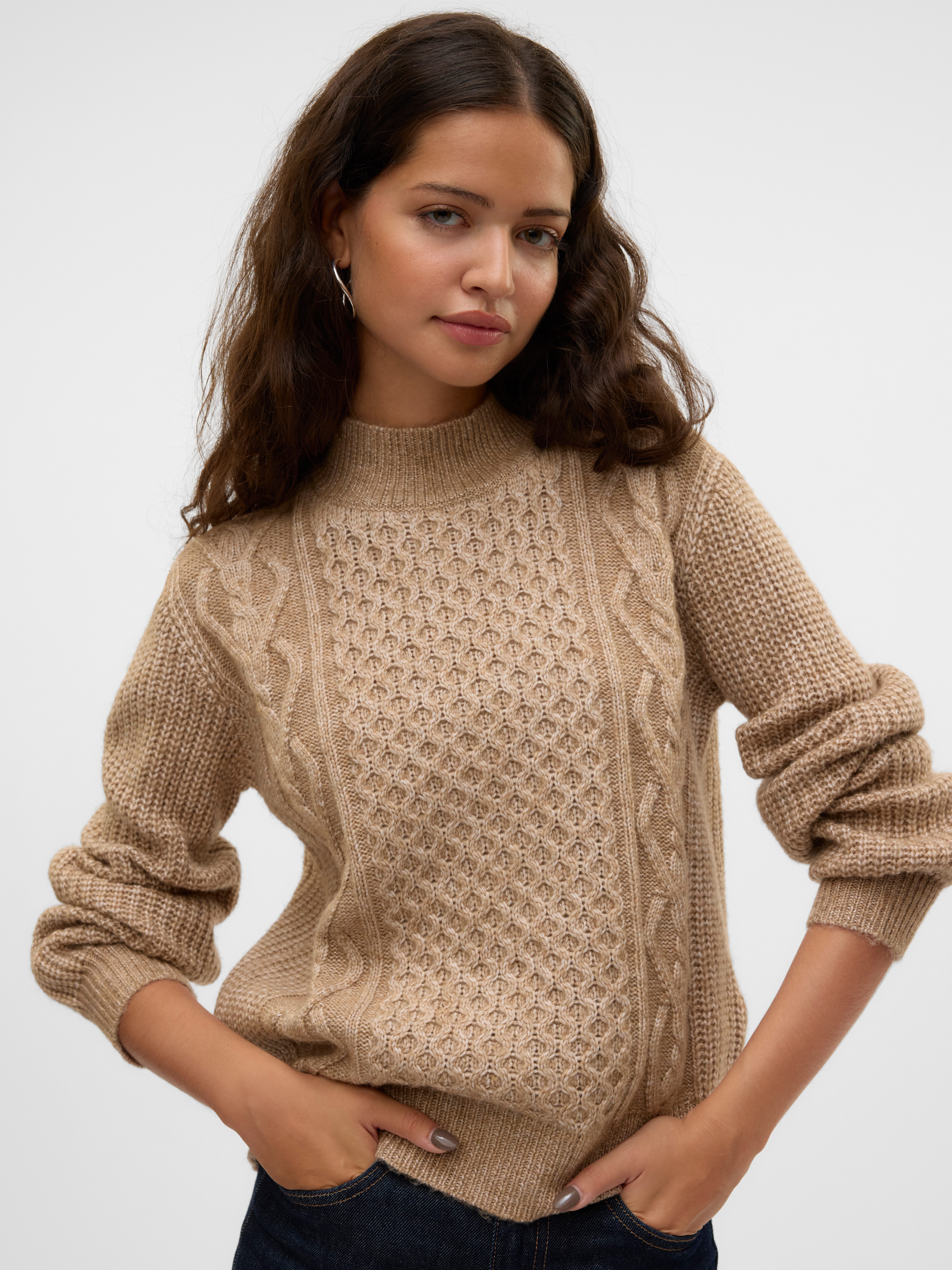 Vero Moda Stehkragenpullover VMUNIVERSE LS HIGHNECK günstig online kaufen