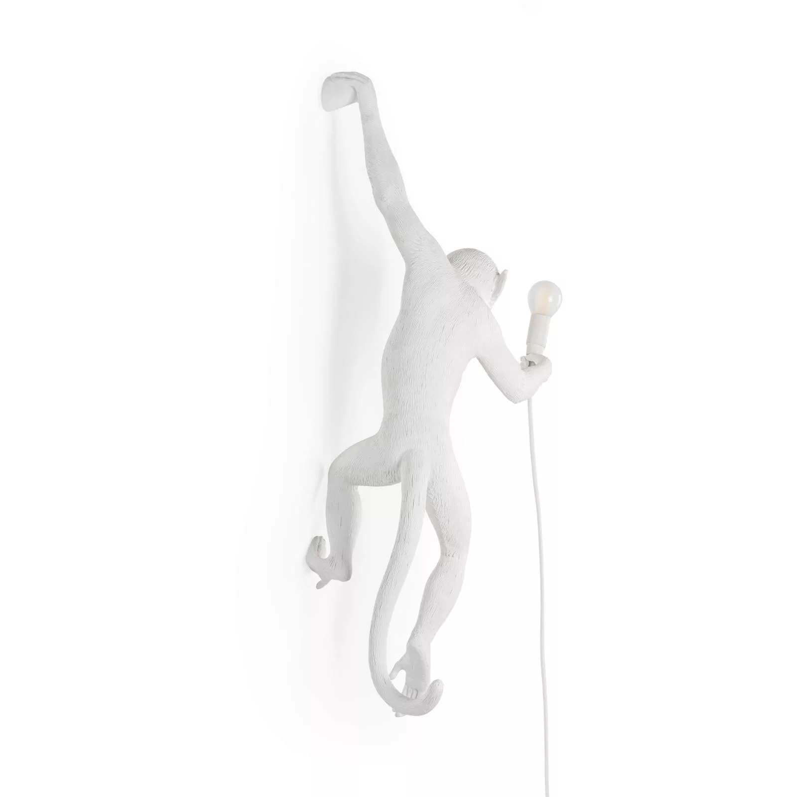 SELETTI Monkey Lamp LED-Deko-Wandlampe links weiß günstig online kaufen