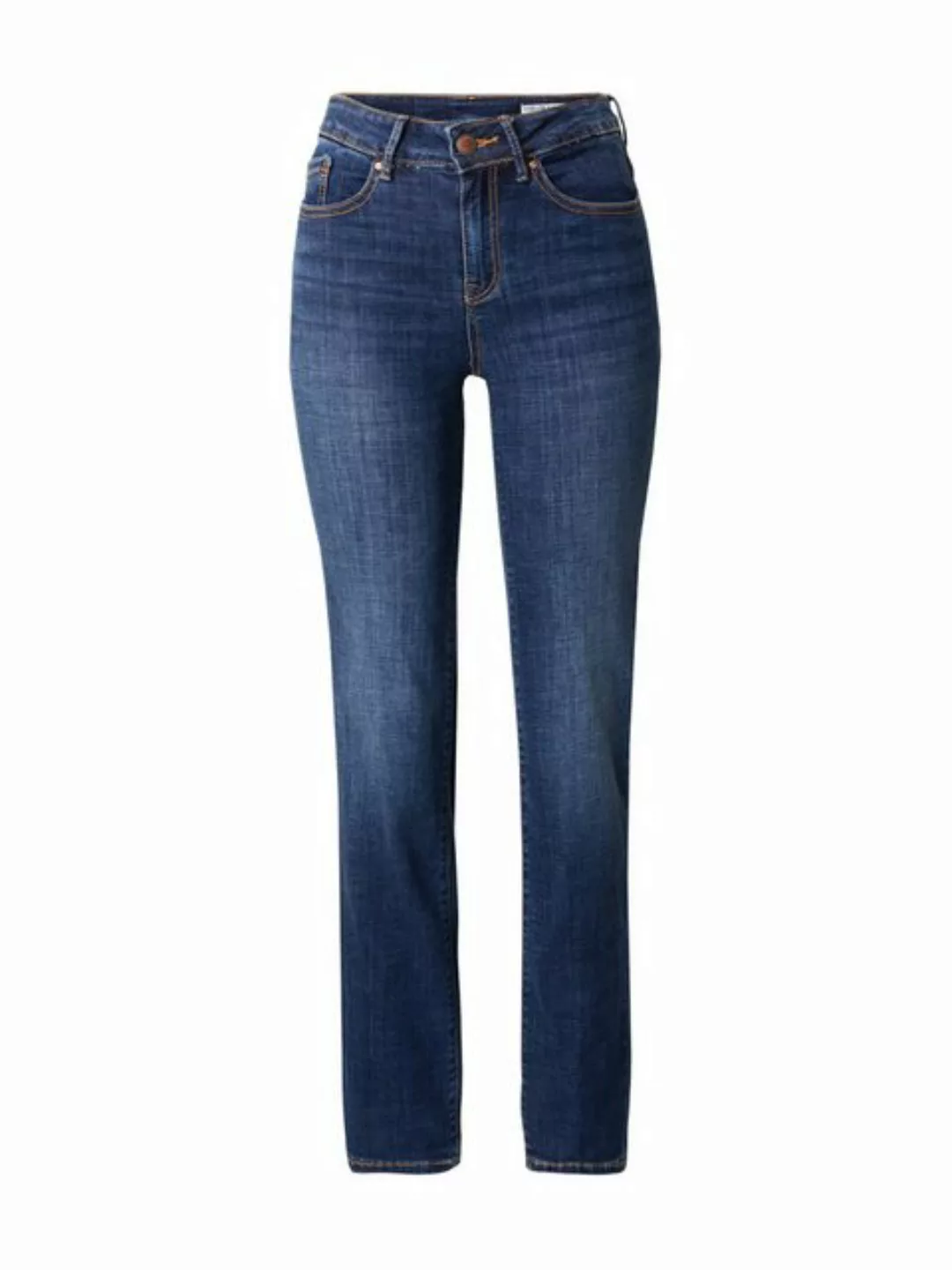 Vero Moda Damen Jeans VMFLASH MR STRAIGHT LI3300 GA Straigt Fit - Blau - Da günstig online kaufen