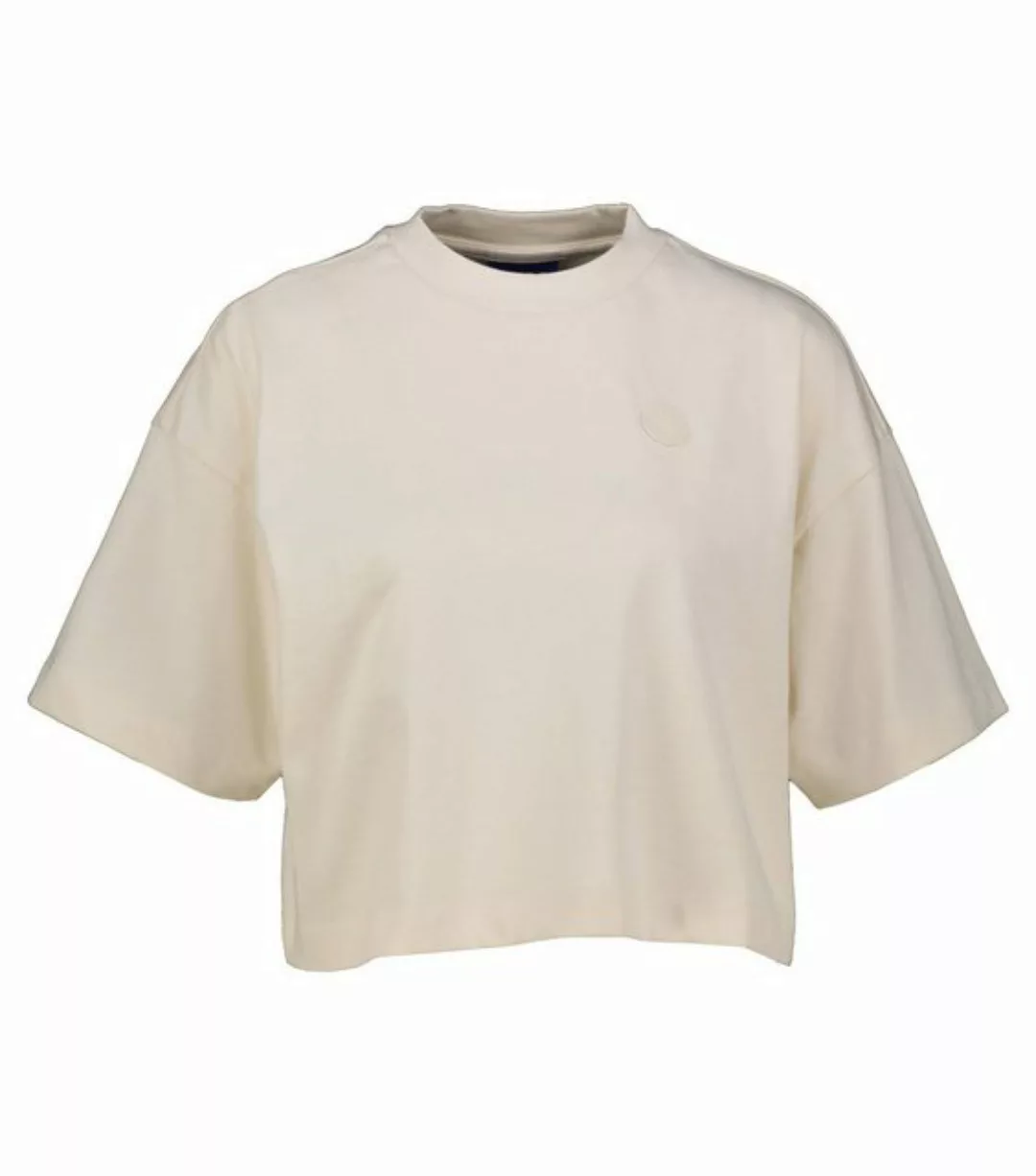 HUGO T-Shirt Damen T-Shirt CROPPED mit Logo Relaxed Fit (1-tlg) günstig online kaufen