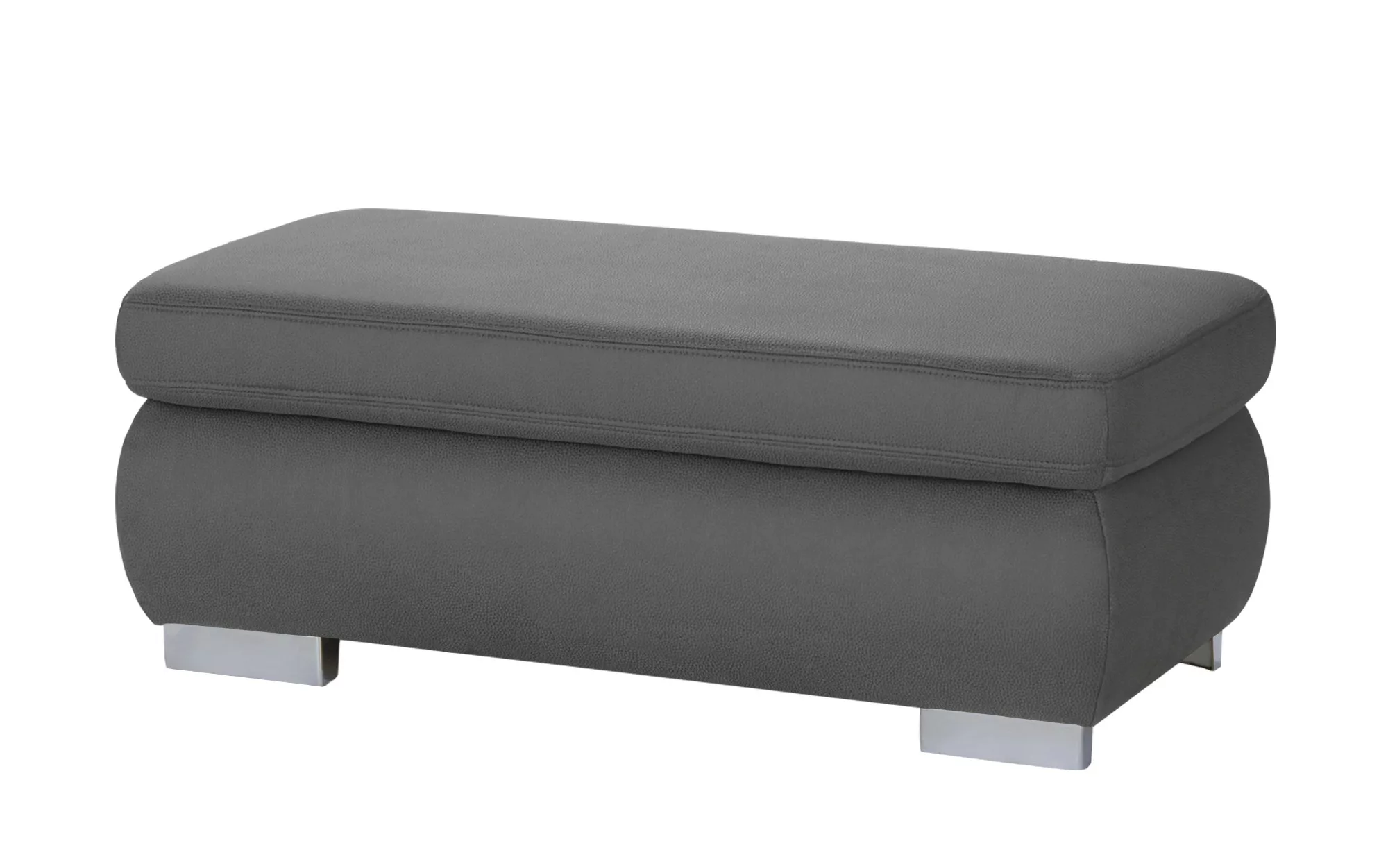 XXL-Hocker  Kathrin - grau - 129 cm - 47 cm - 64 cm - Polstermöbel > Hocker günstig online kaufen